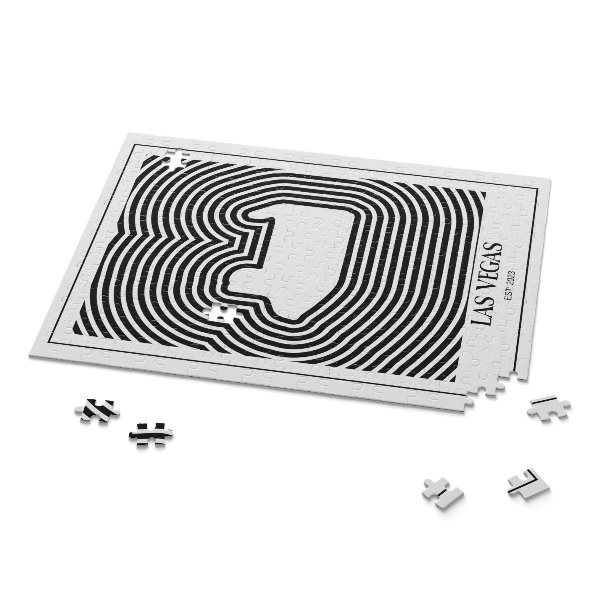 Las Vegas | Circuit Contours Puzzle (252, 500-Piece)