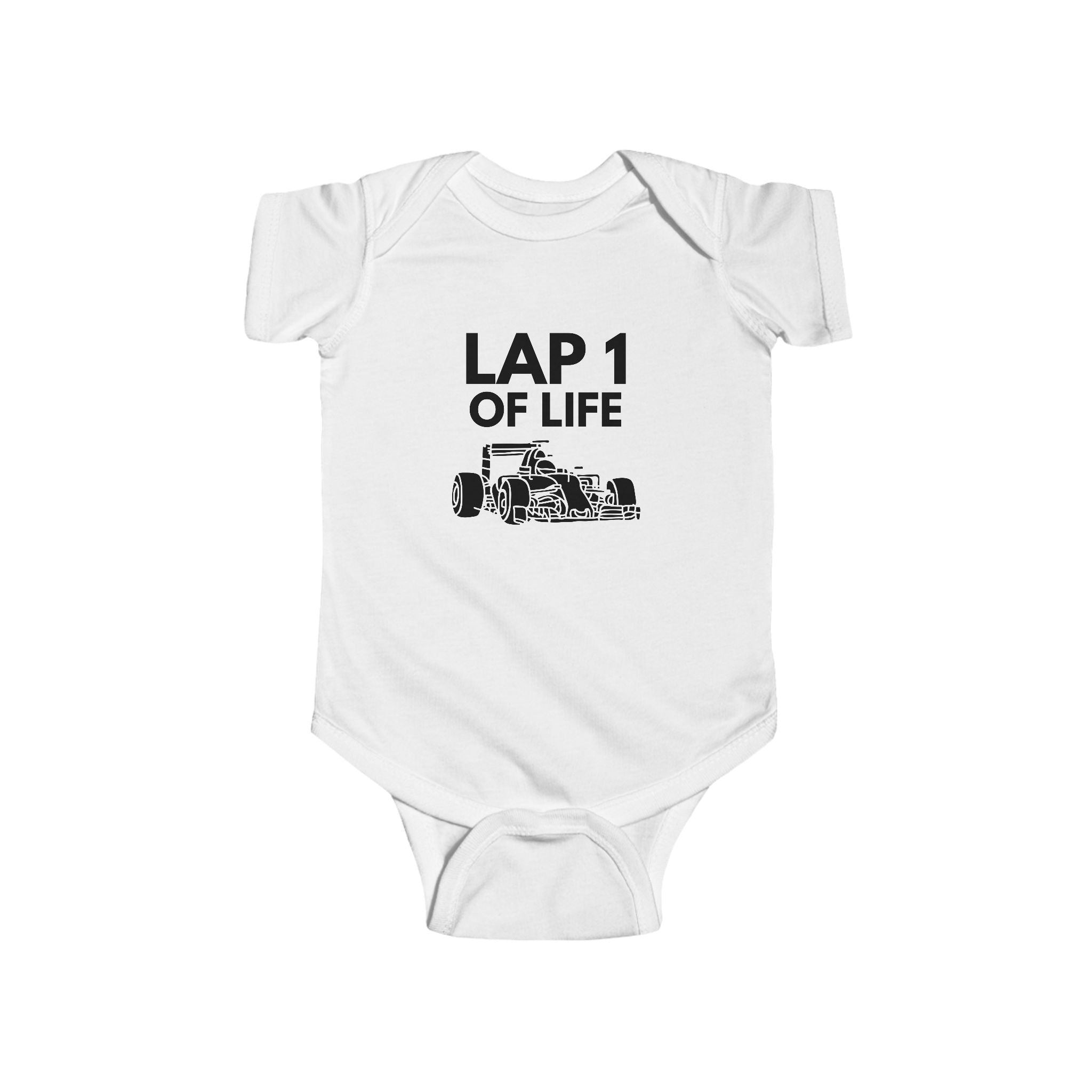 Lap 1 of Life | Infant Bodysuit Onesie | Formula Fanatics