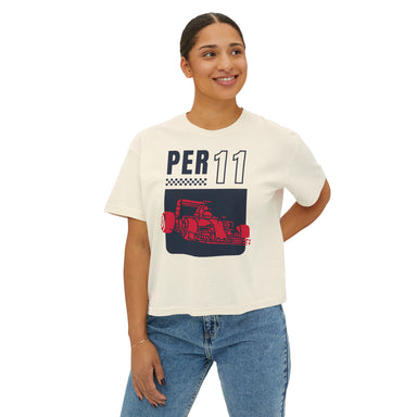 PER11 - Vintage Design - Women's Boxy Tee - FormulaFanatics