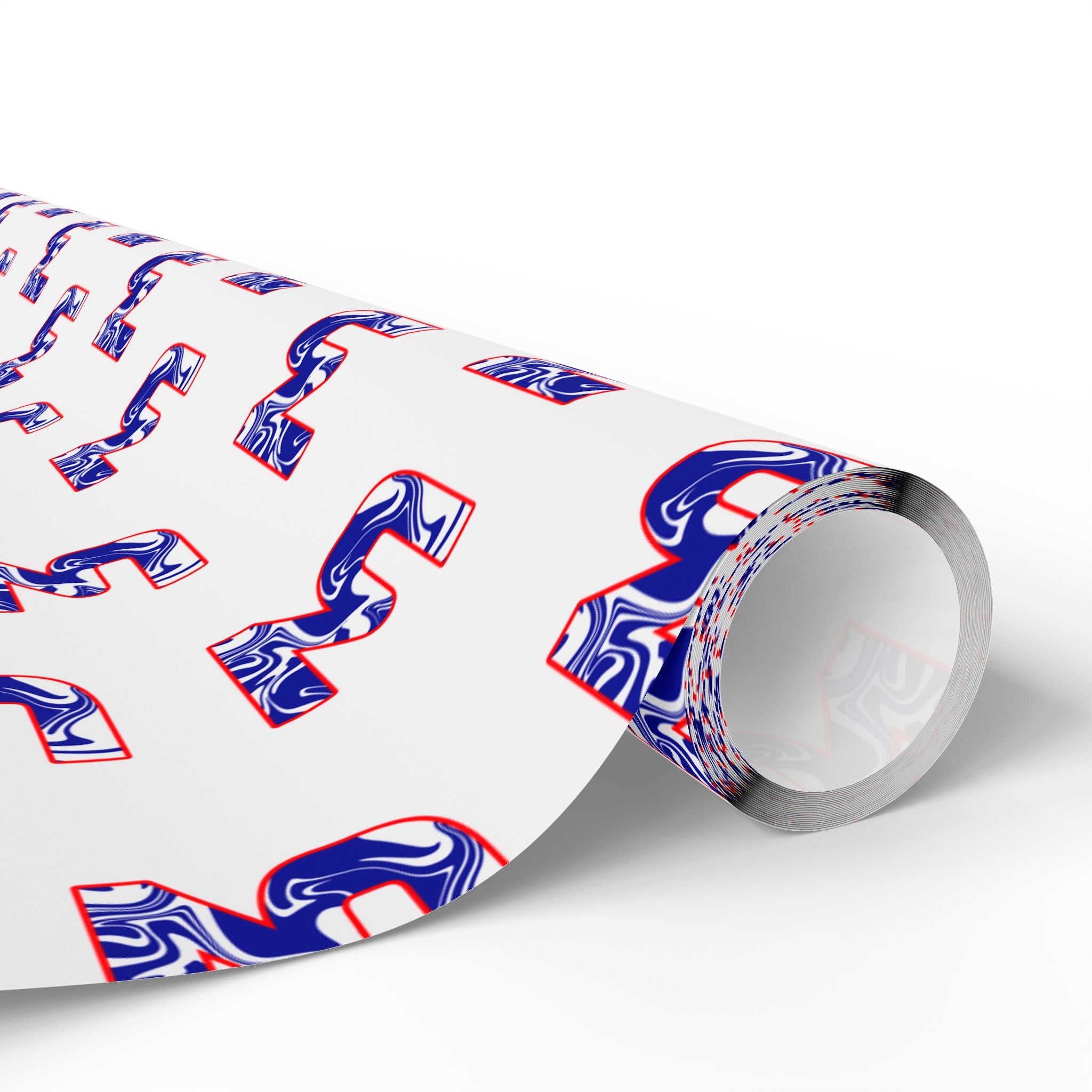 Livery Inspired "3" Wrapping Paper