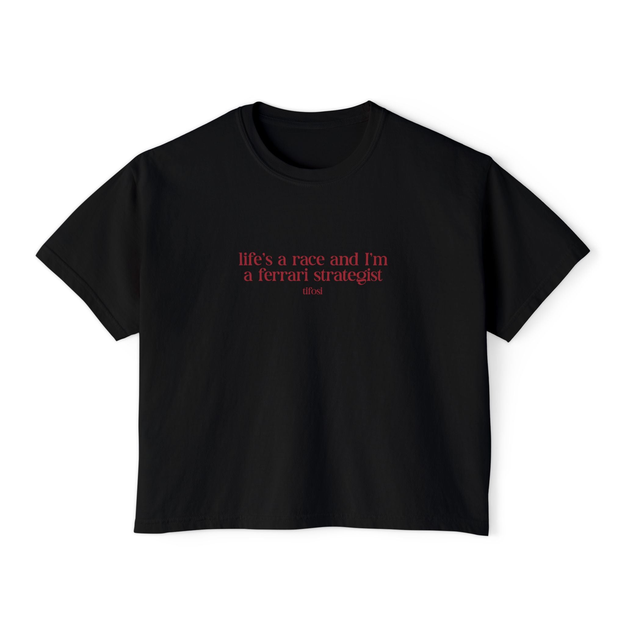 Race Strategist Women's Boxy Tee