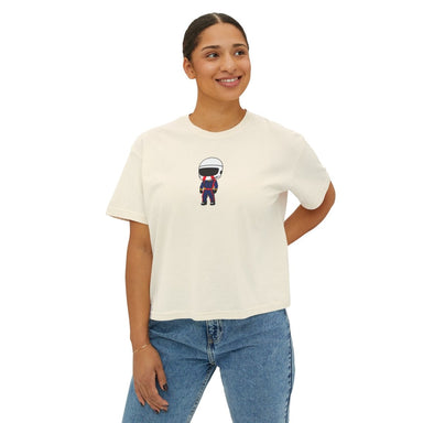 Mini Drivers Navy/Red/Yellow  Boxy Tee - FormulaFanatics