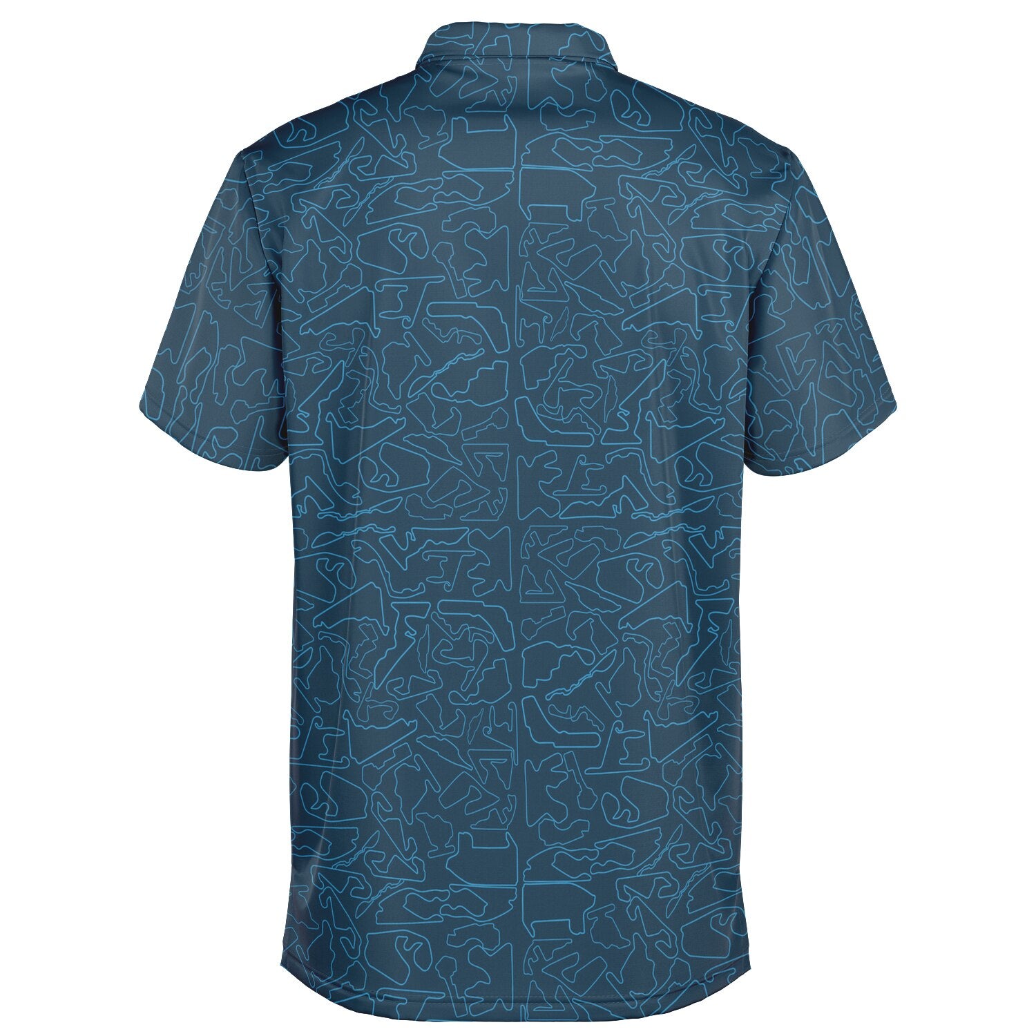 Circuits Classic Men's Polo T-Shirt - Blue