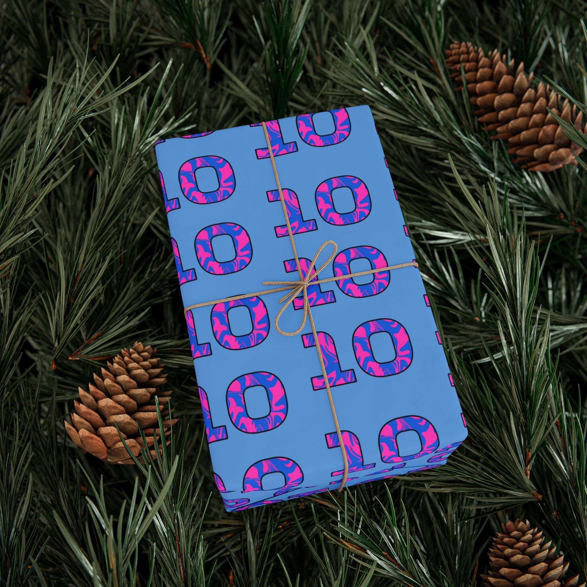 Livery Inspired "10" Wrapping Paper