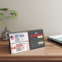 2026 Formula Fanatics Race Schedule Desktop Calendar