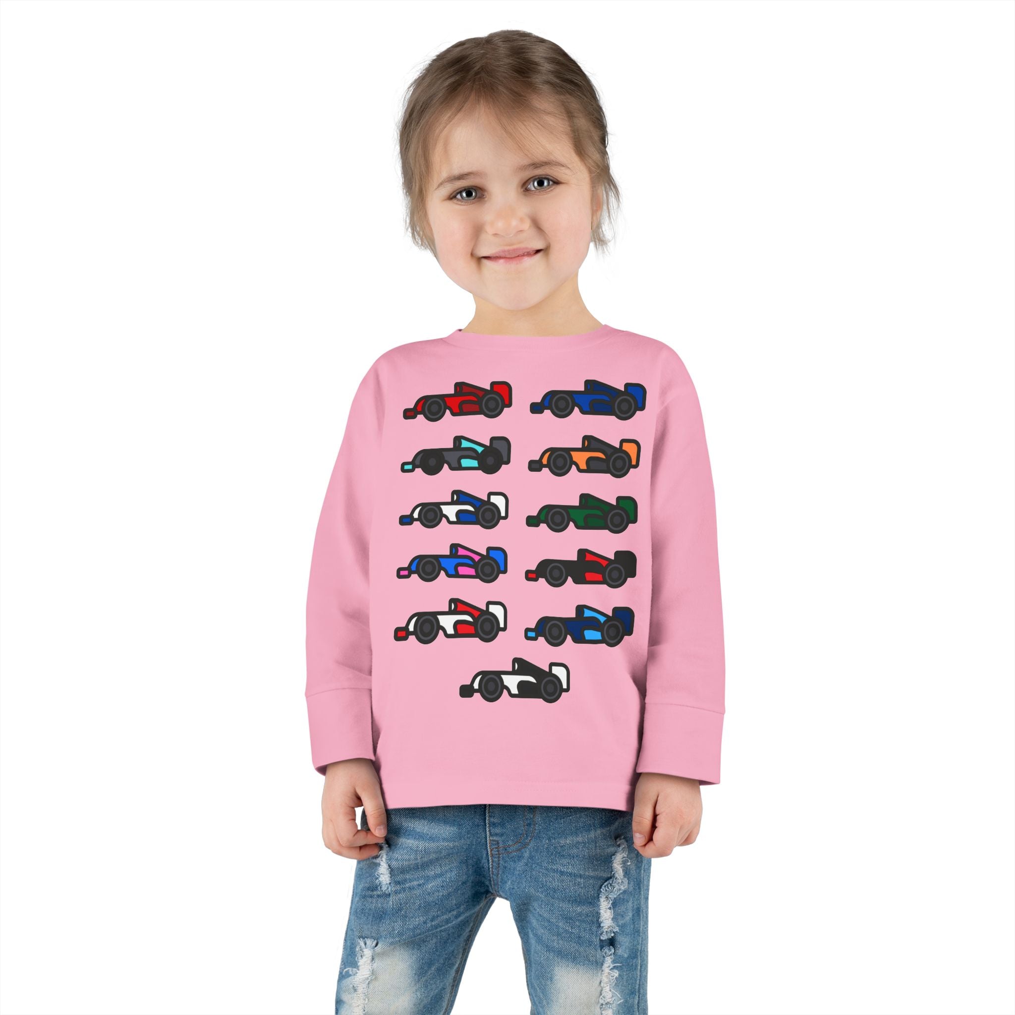 The Grid Toddler Long Sleeve Tee