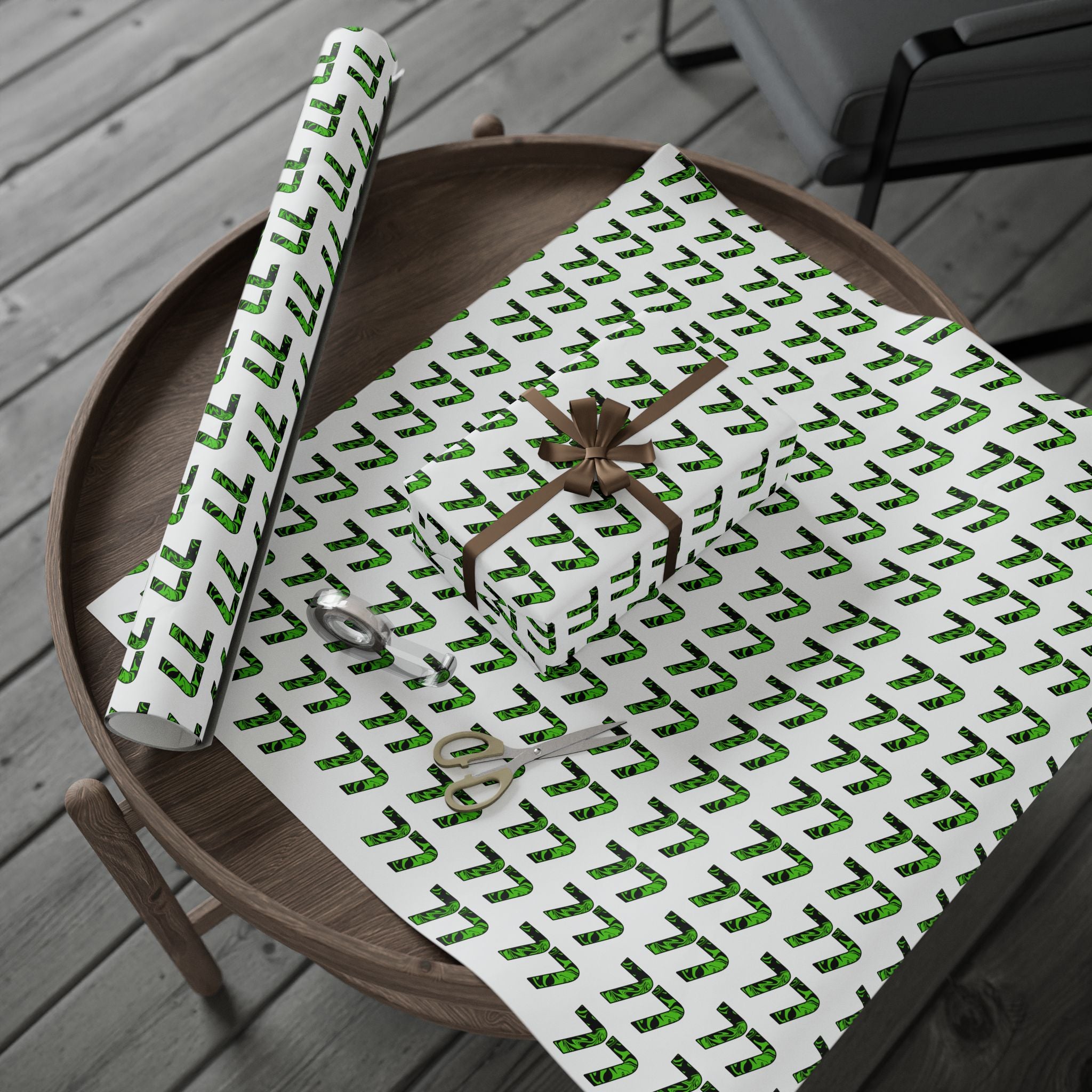 Livery Inspired "77" Wrapping Paper