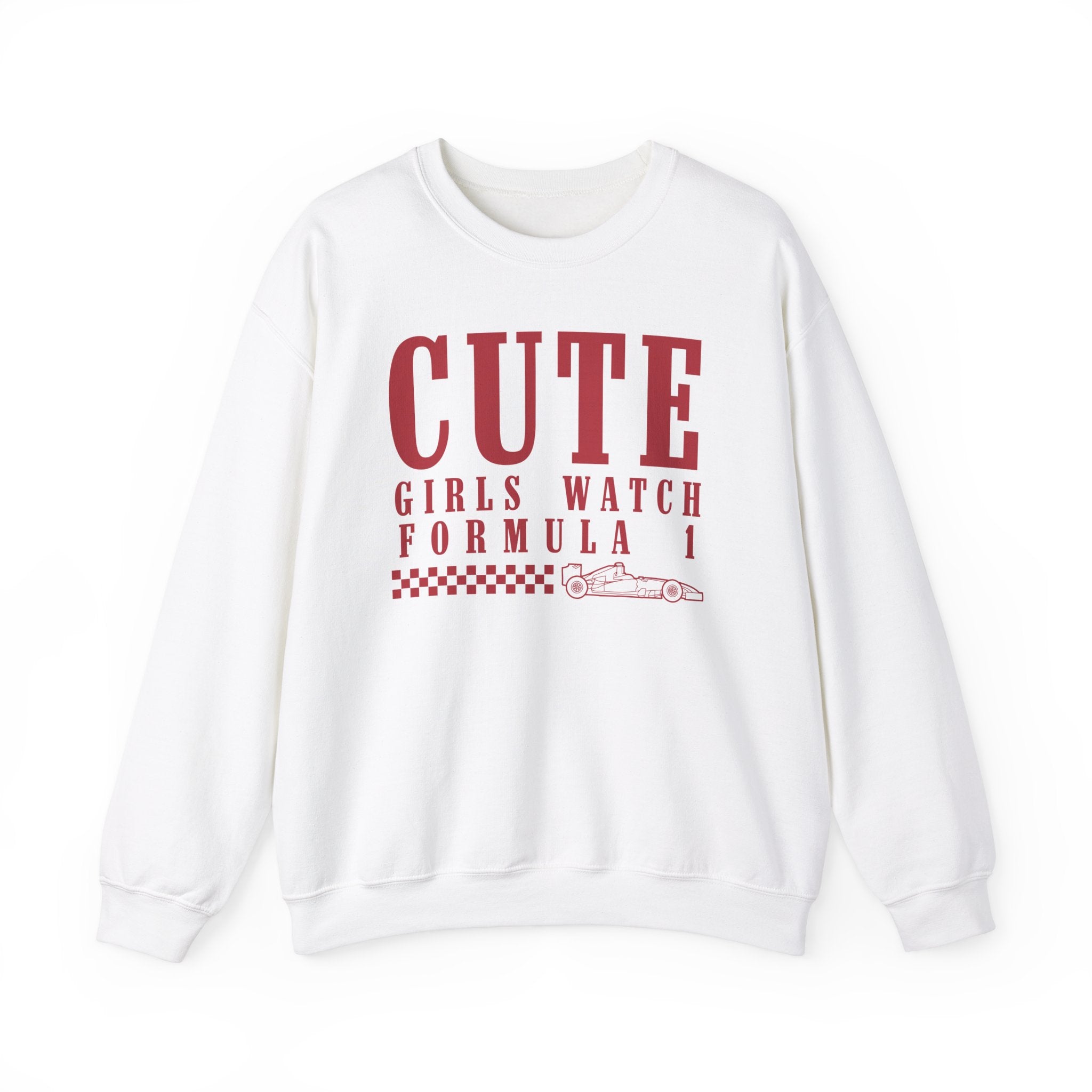 Cute Girls Watch F1 Crewneck Sweatshirt