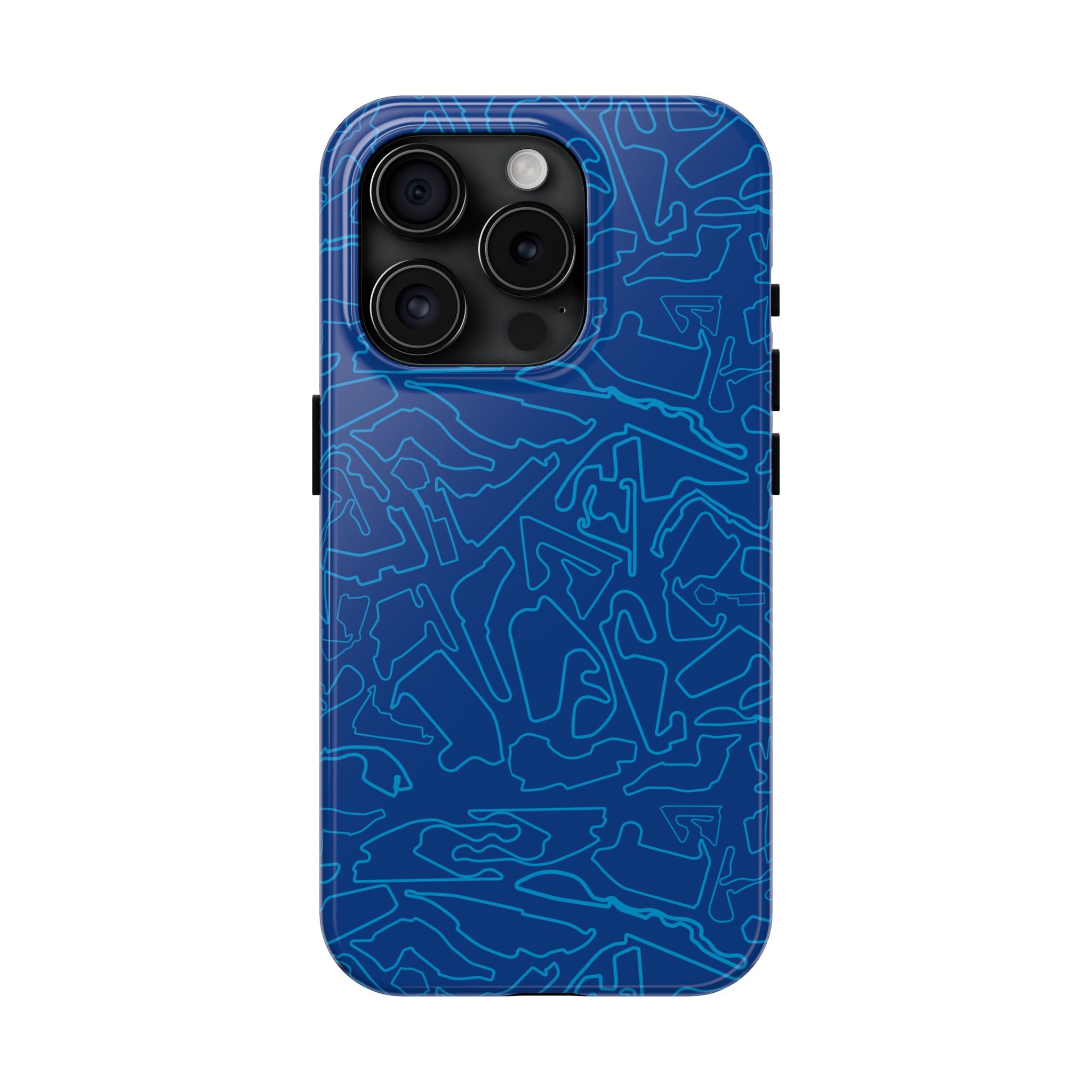 Tracks & Texts | Blue/Navy | Phone Case for Tough Protection