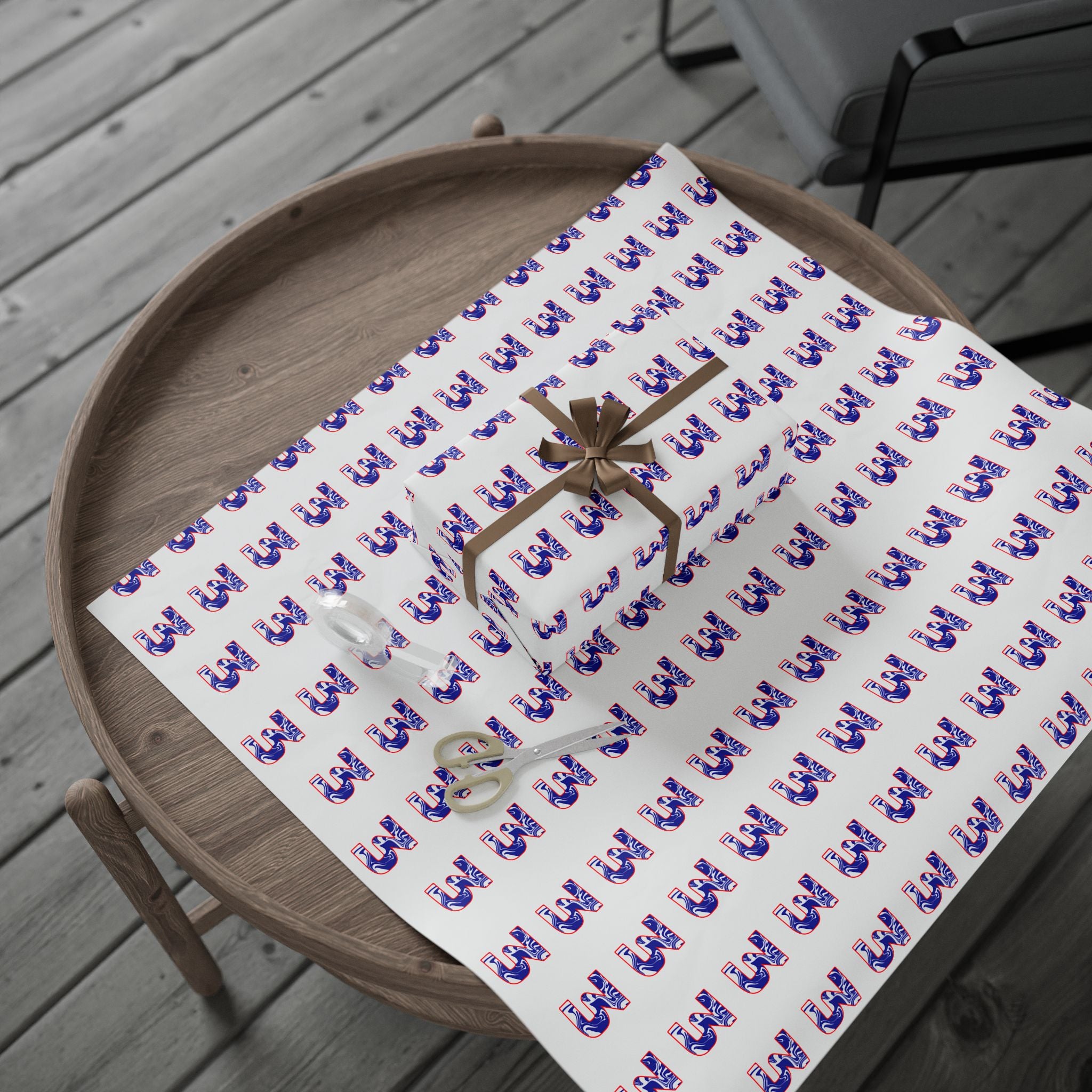 Livery Inspired "3" Wrapping Paper