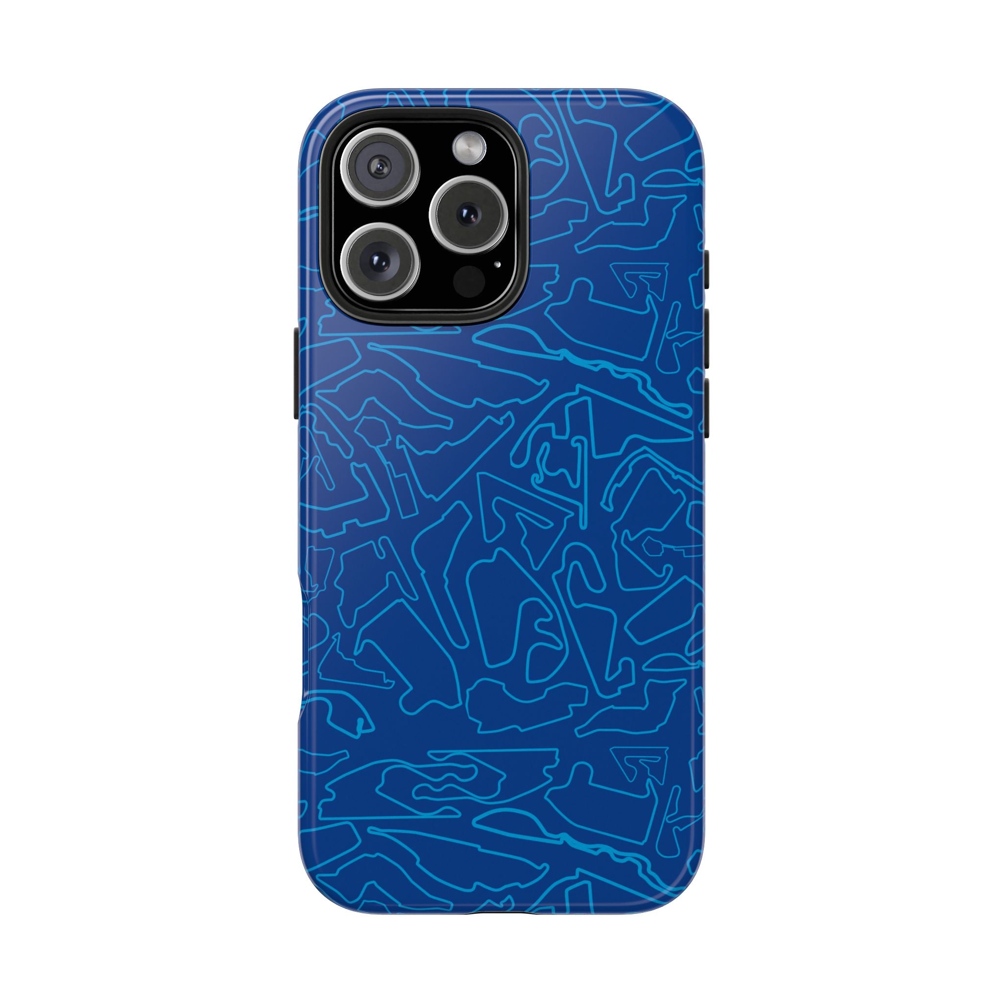 Tracks & Texts | Blue/Navy | Phone Case for Tough Protection