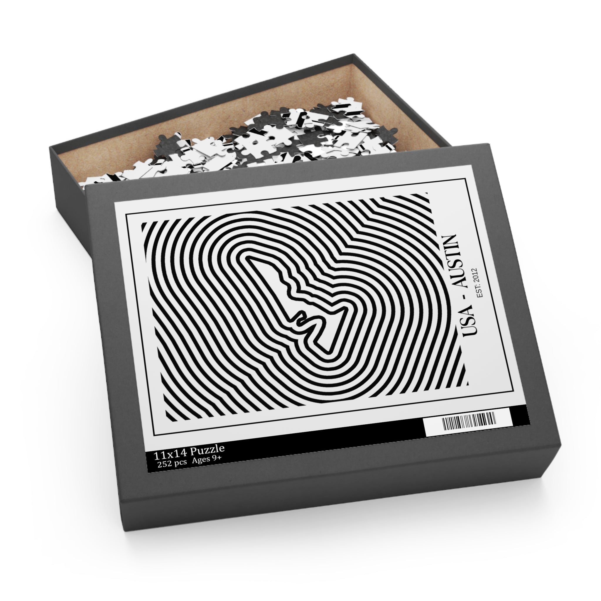 USA - Austin | Circuit Contours Puzzle (252, 500-Piece)