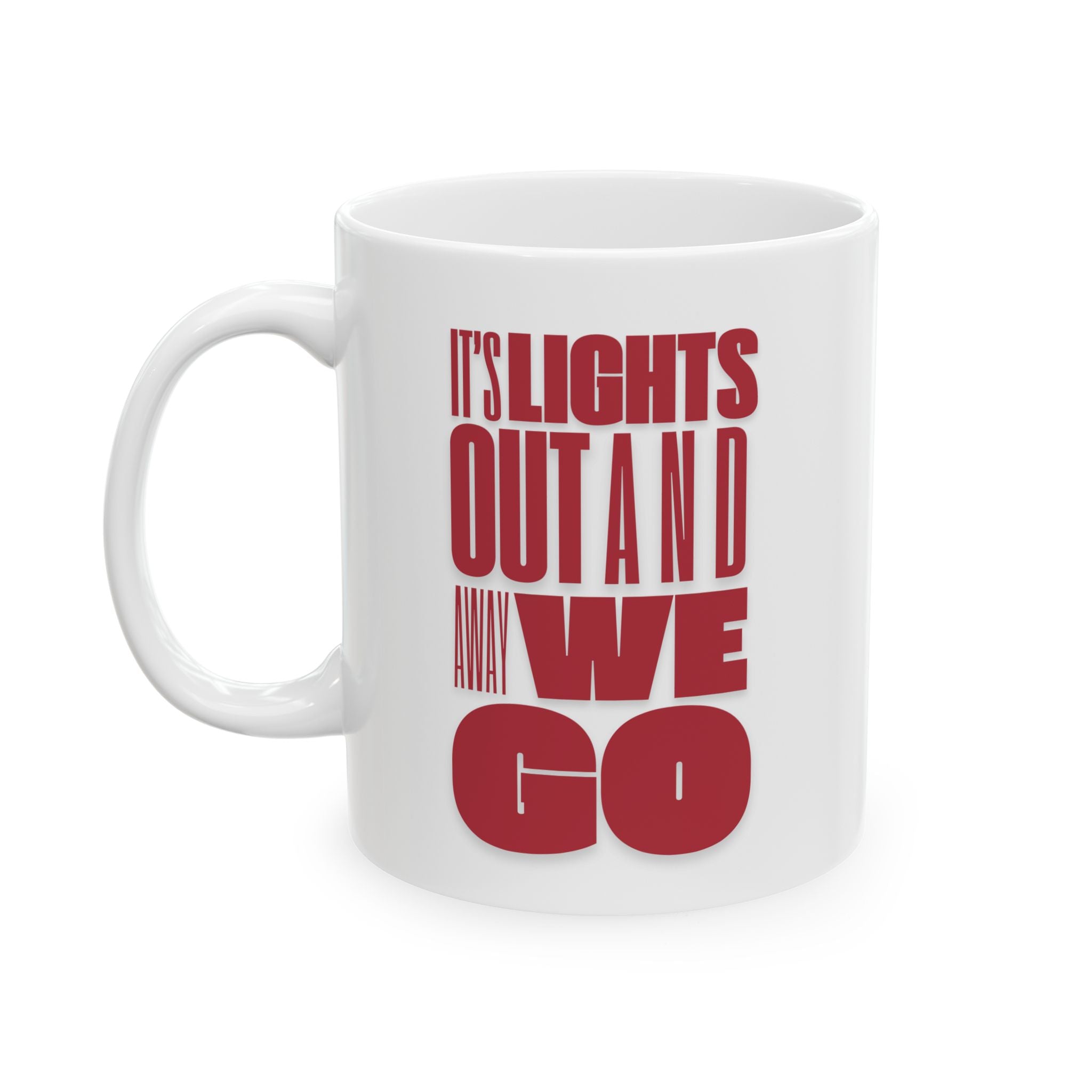 Lights Out Ceramic Mug, (11oz, 15oz)