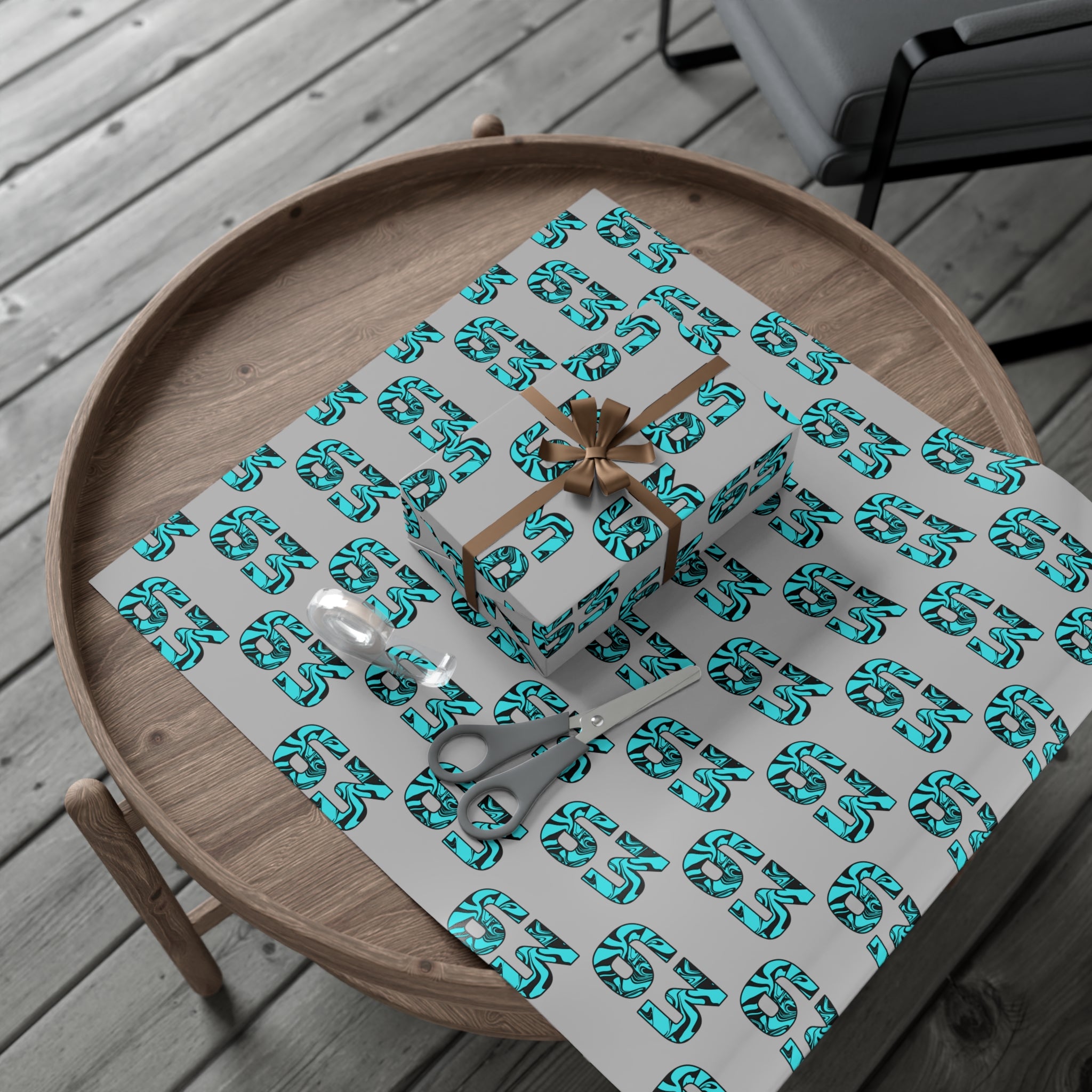 Livery Inspired "63" Wrapping Papers