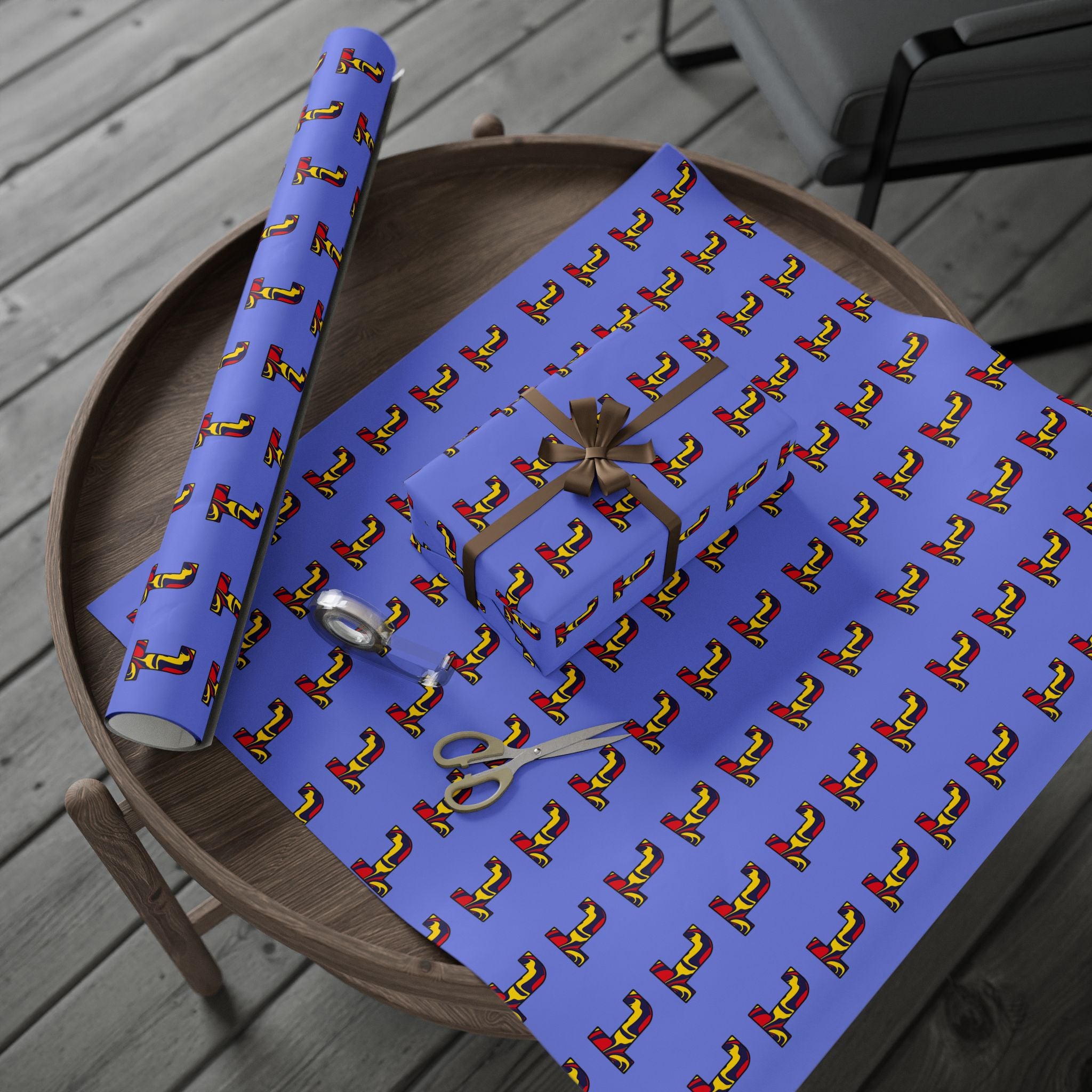 Livery Inspired "1" Wrapping Paper