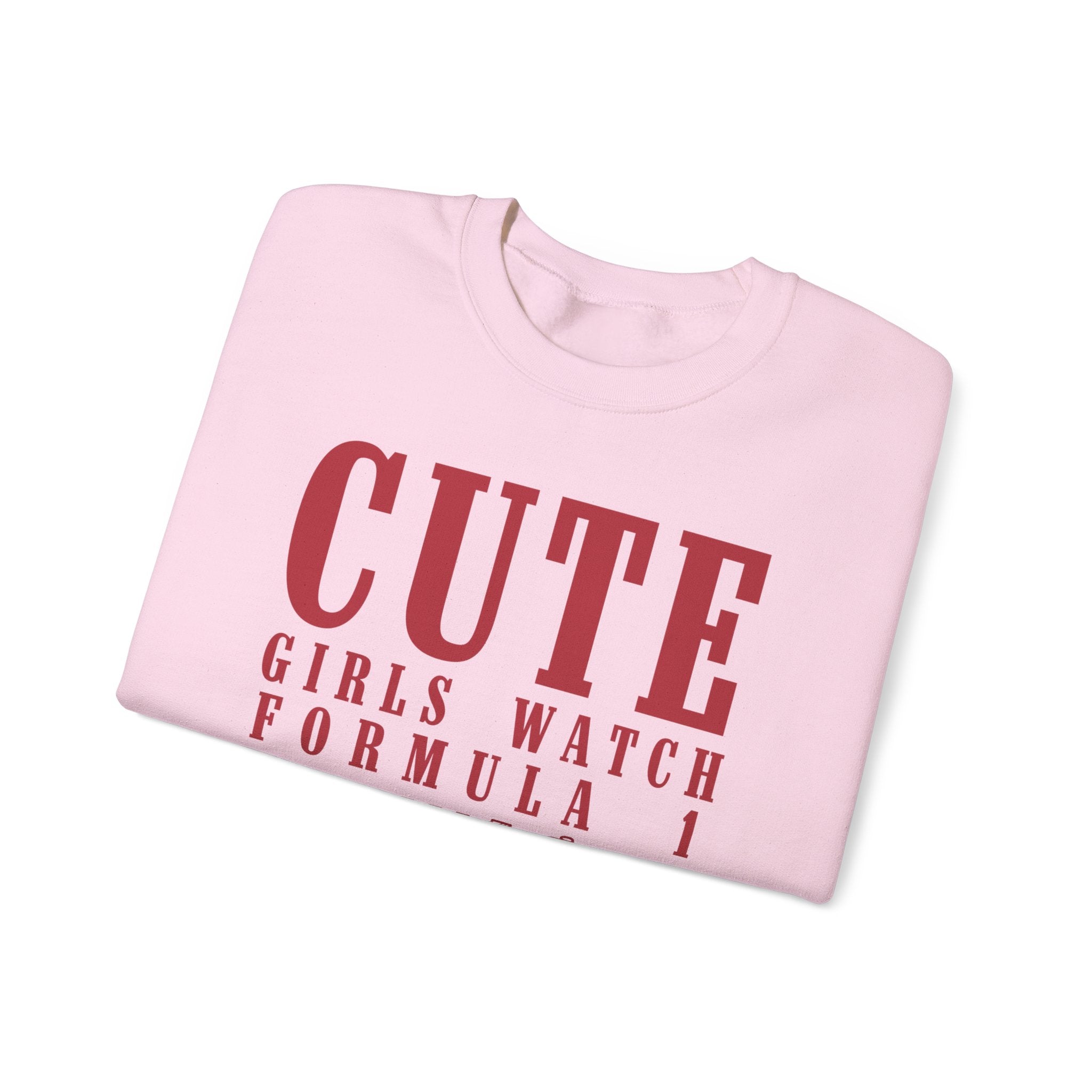 Cute Girls Watch F1 Crewneck Sweatshirt