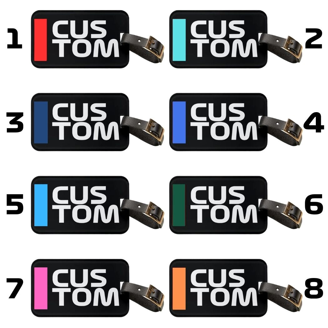 Custom Driver Abbreviation Luggage Tag | Travel Accessory | Formula Fanatics