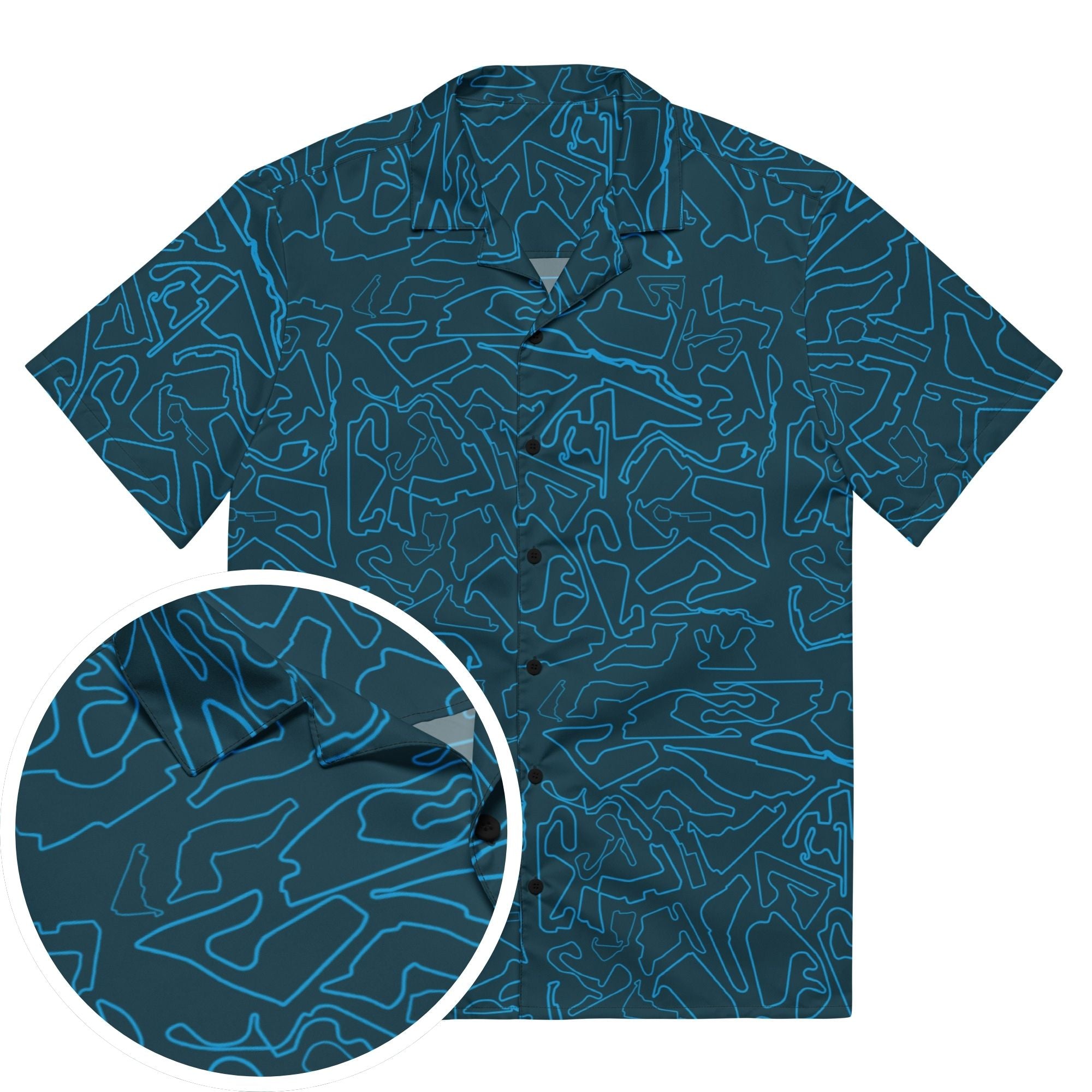 Tracks & Tides | Blue & Navy | Button Shirt
