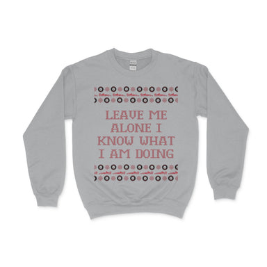 Leave Me Alone Holiday Sweatshirt - FormulaFanatics