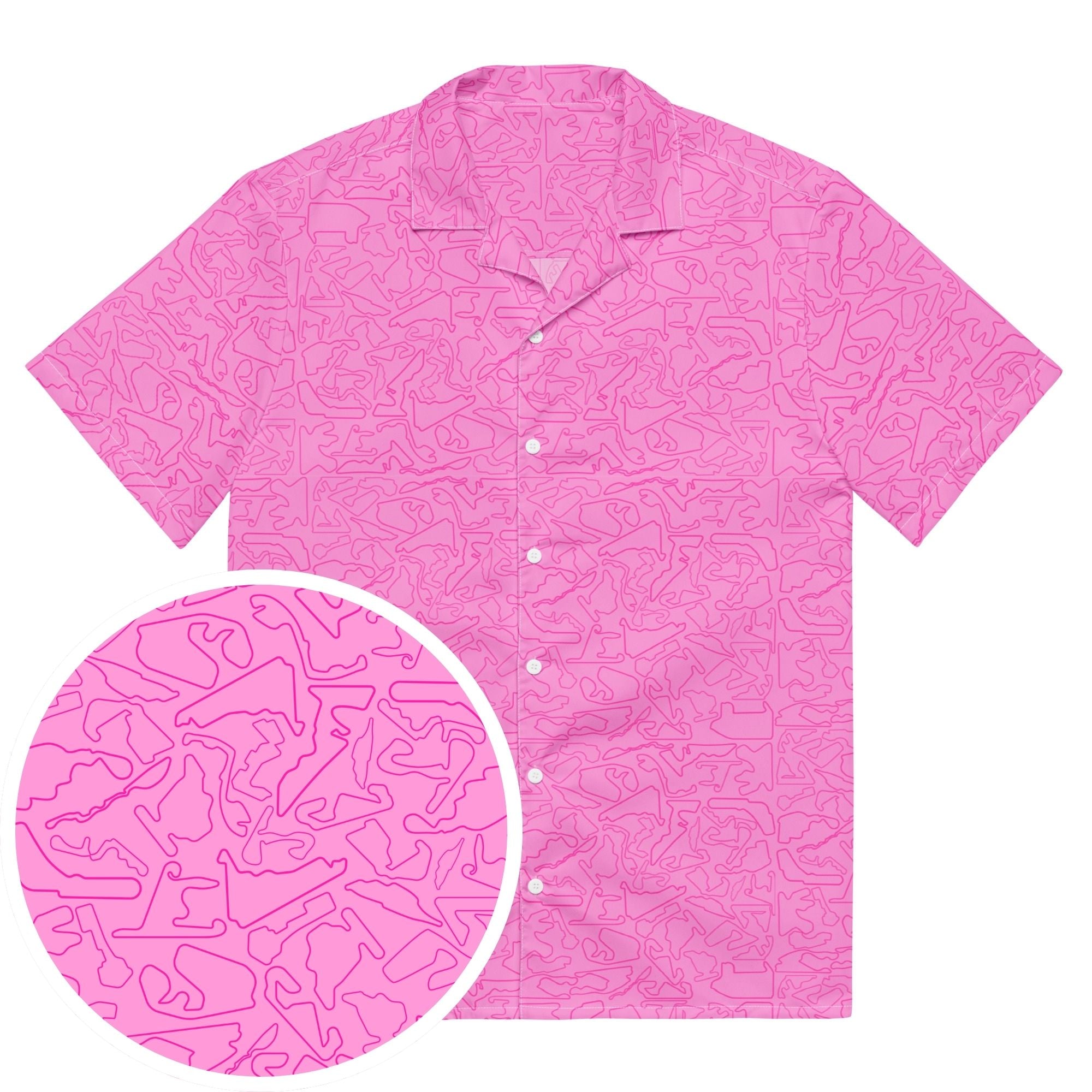 Tracks & Tides Unisex Button Shirt - Pink