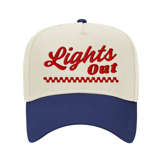 Lights Out | 3D Embroidered Two-Toned Baseball Hat