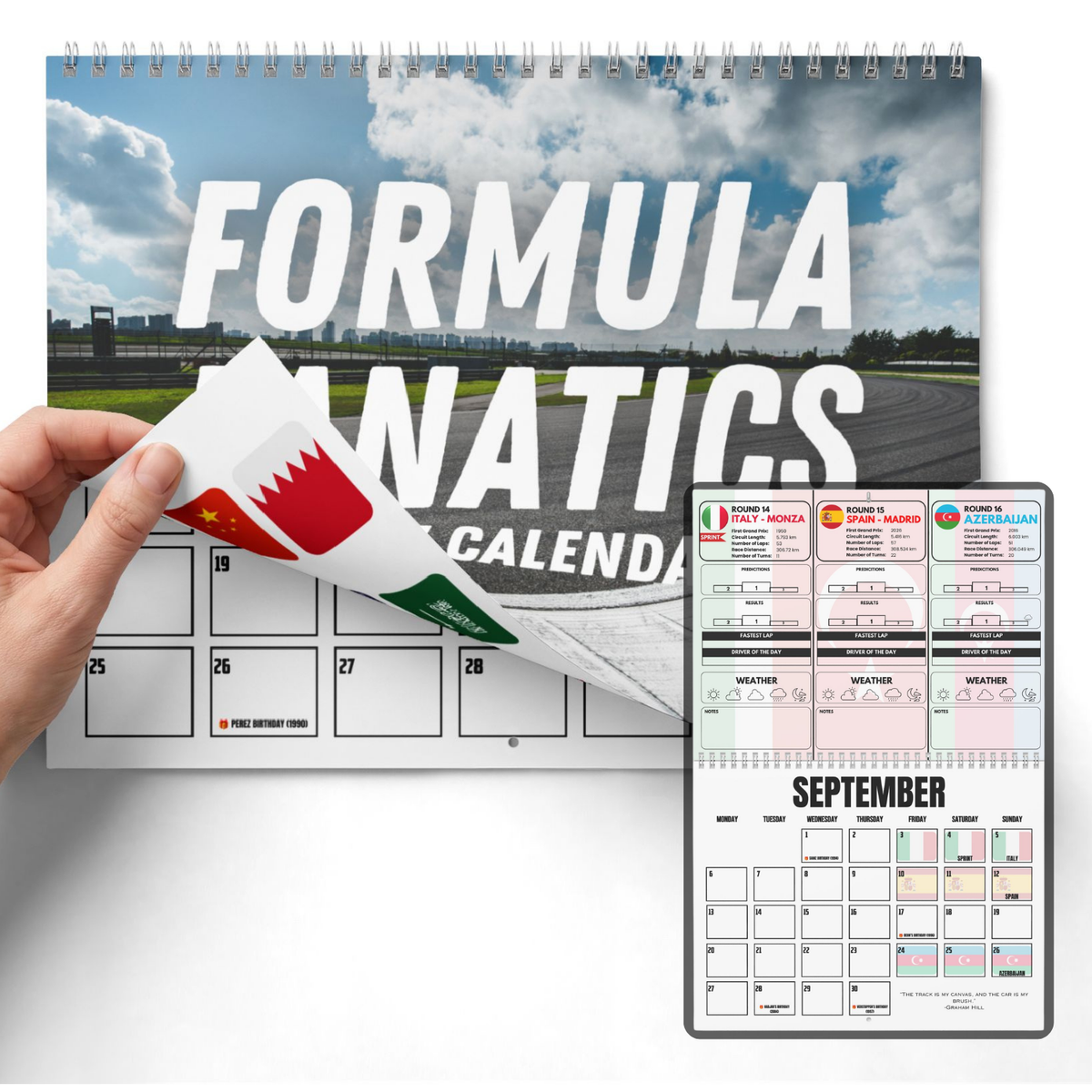 2027 Race Season Wall Calendar