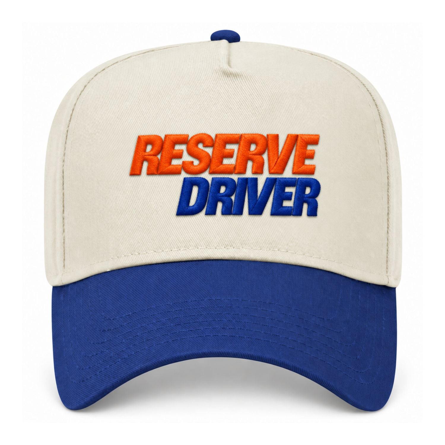 Reserve Driver Speed Embroidered Snapback - Royal Blue
