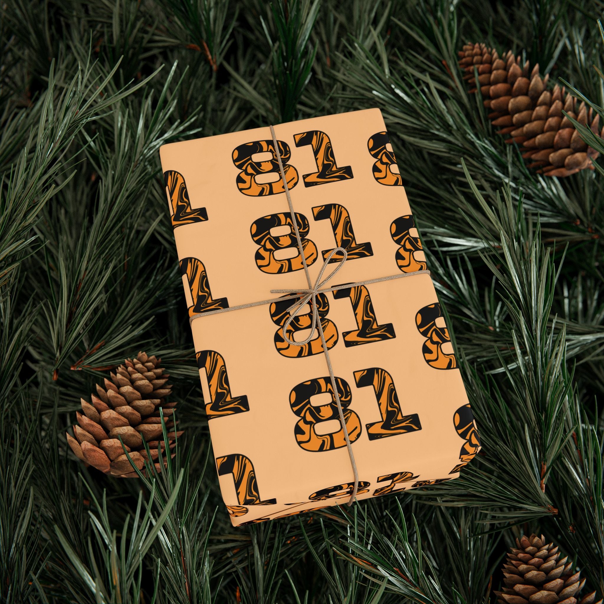 Livery Inspired "81" Wrapping Paper