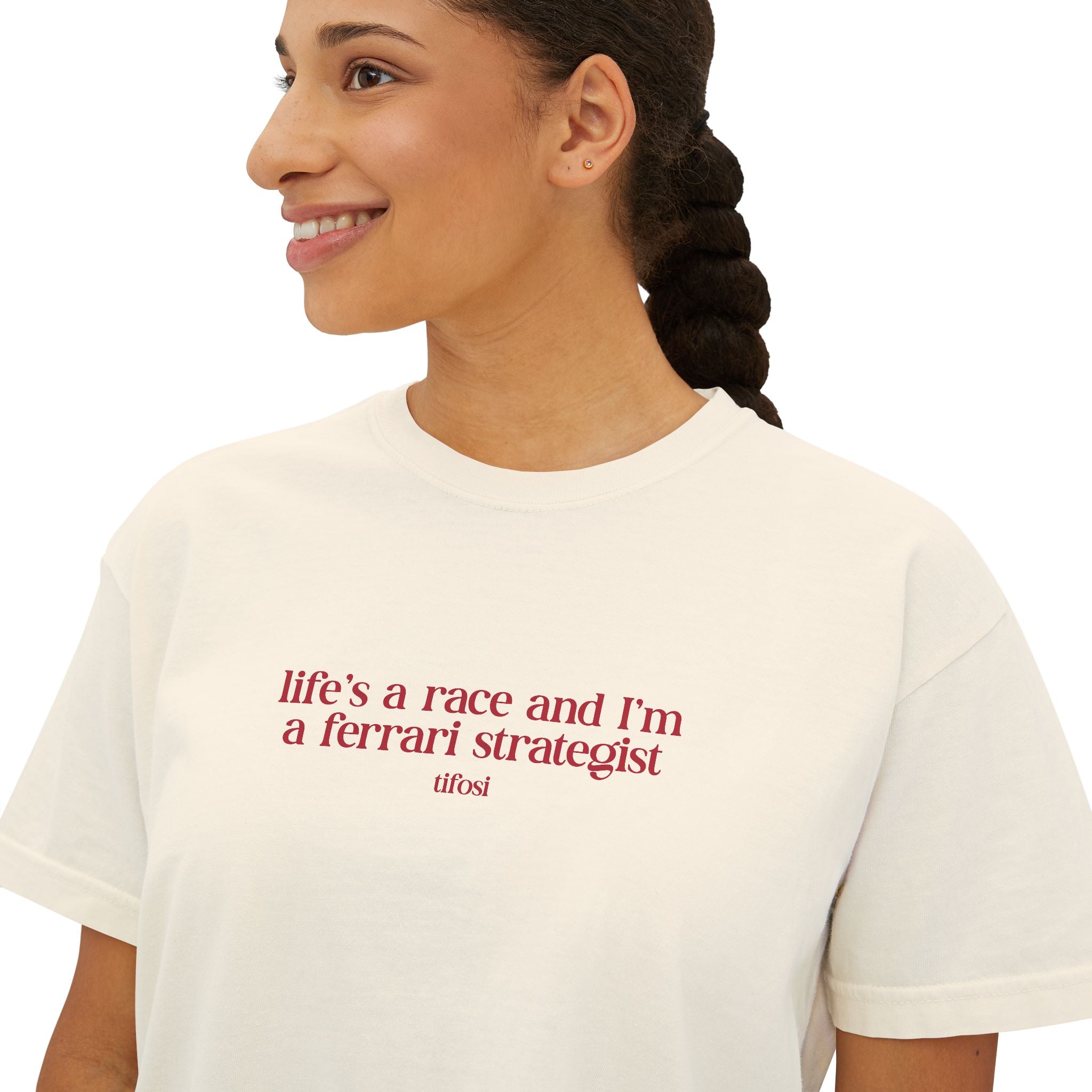 Race Strategist Women's Boxy Tee