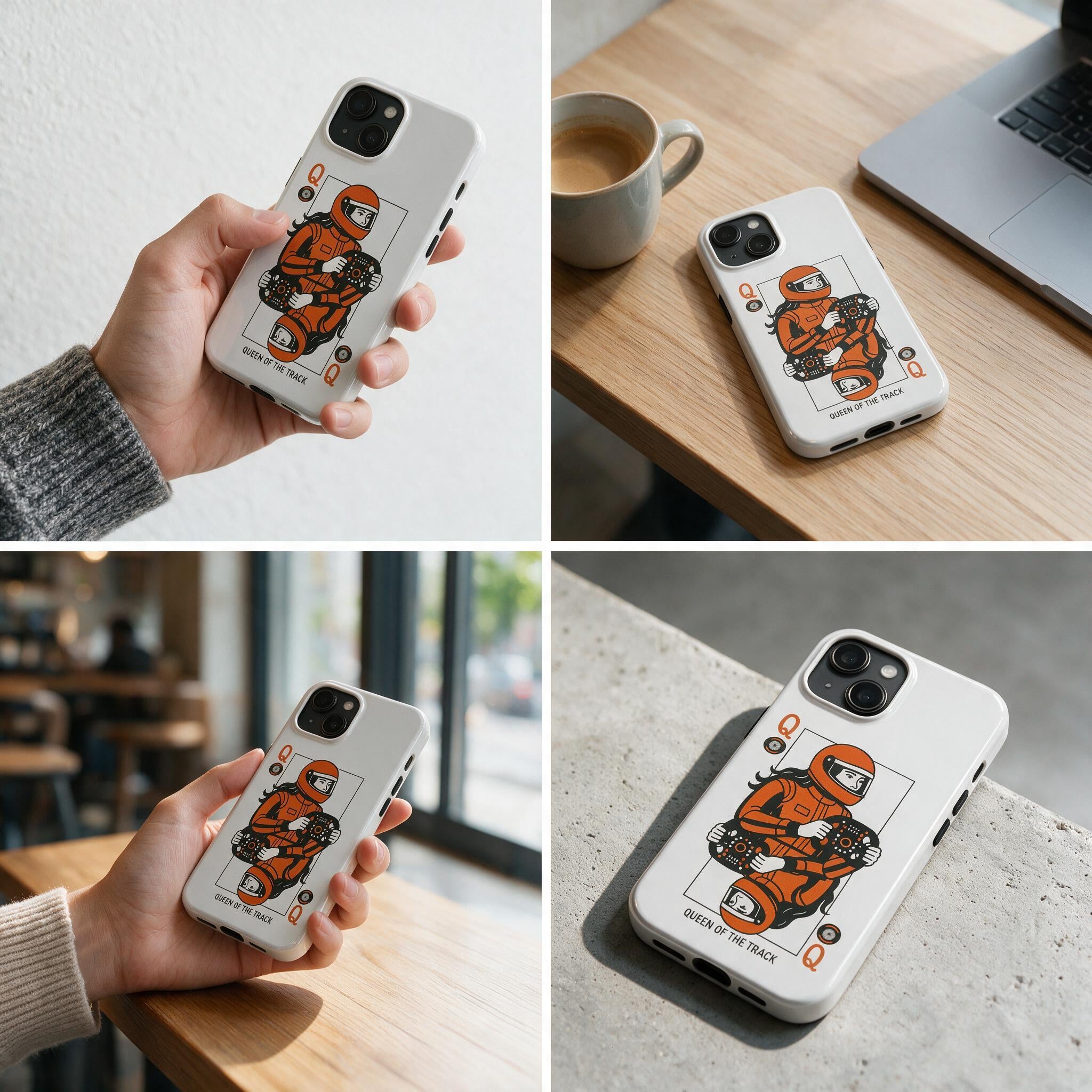 Queen of the Track |  Phone Case for Tough Protection