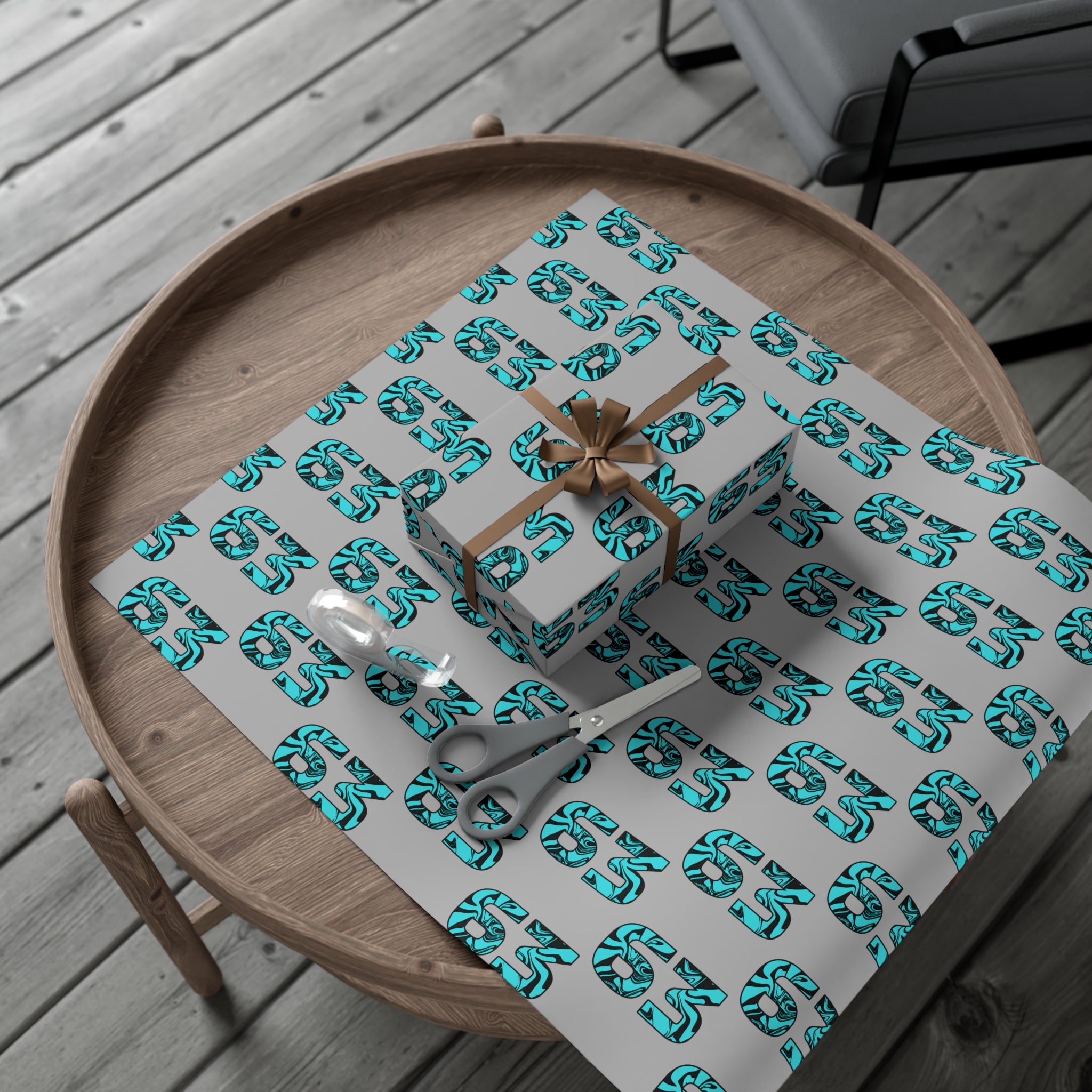 Livery Inspired "63" Wrapping Papers