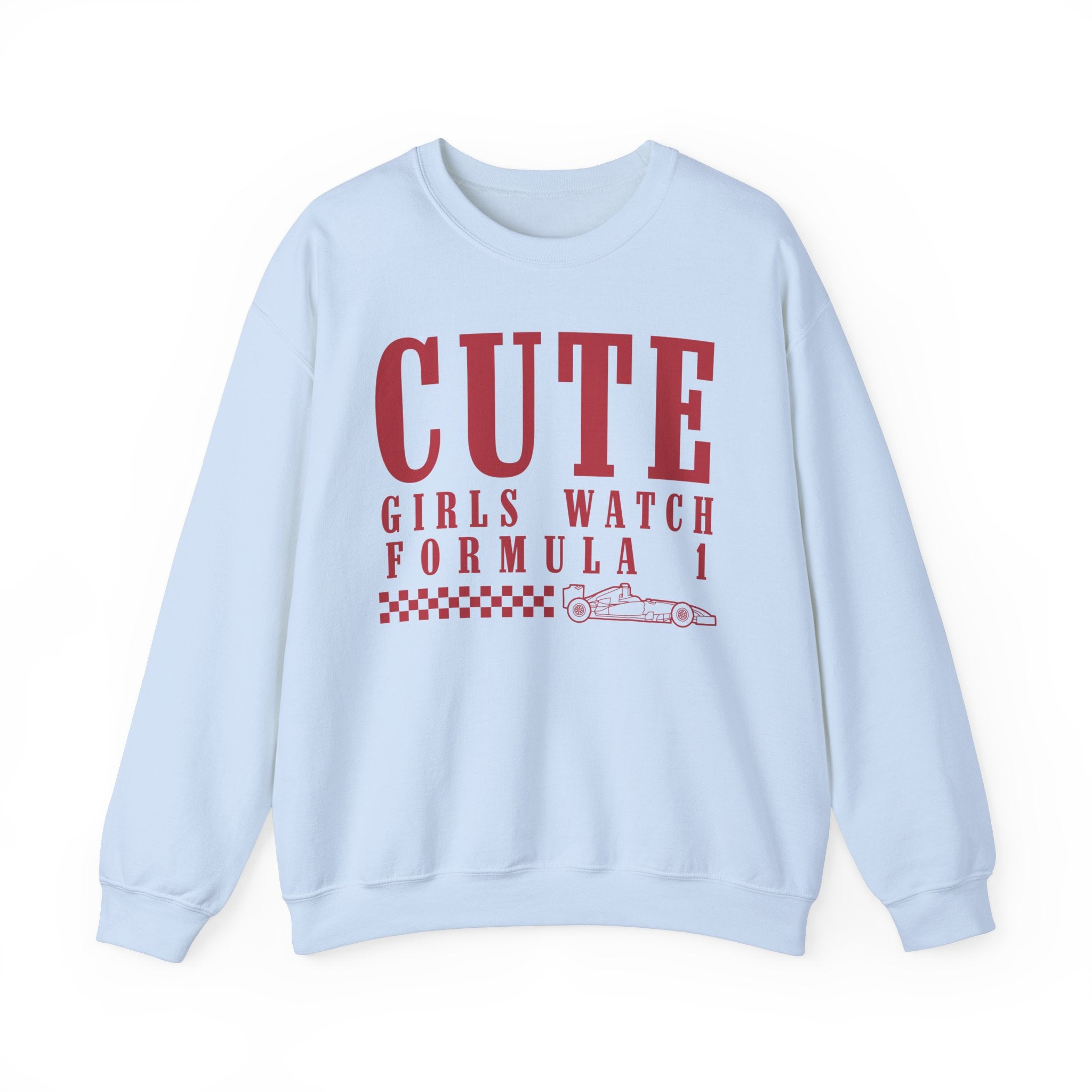 Cute Girls Watch F1 Crewneck Sweatshirt