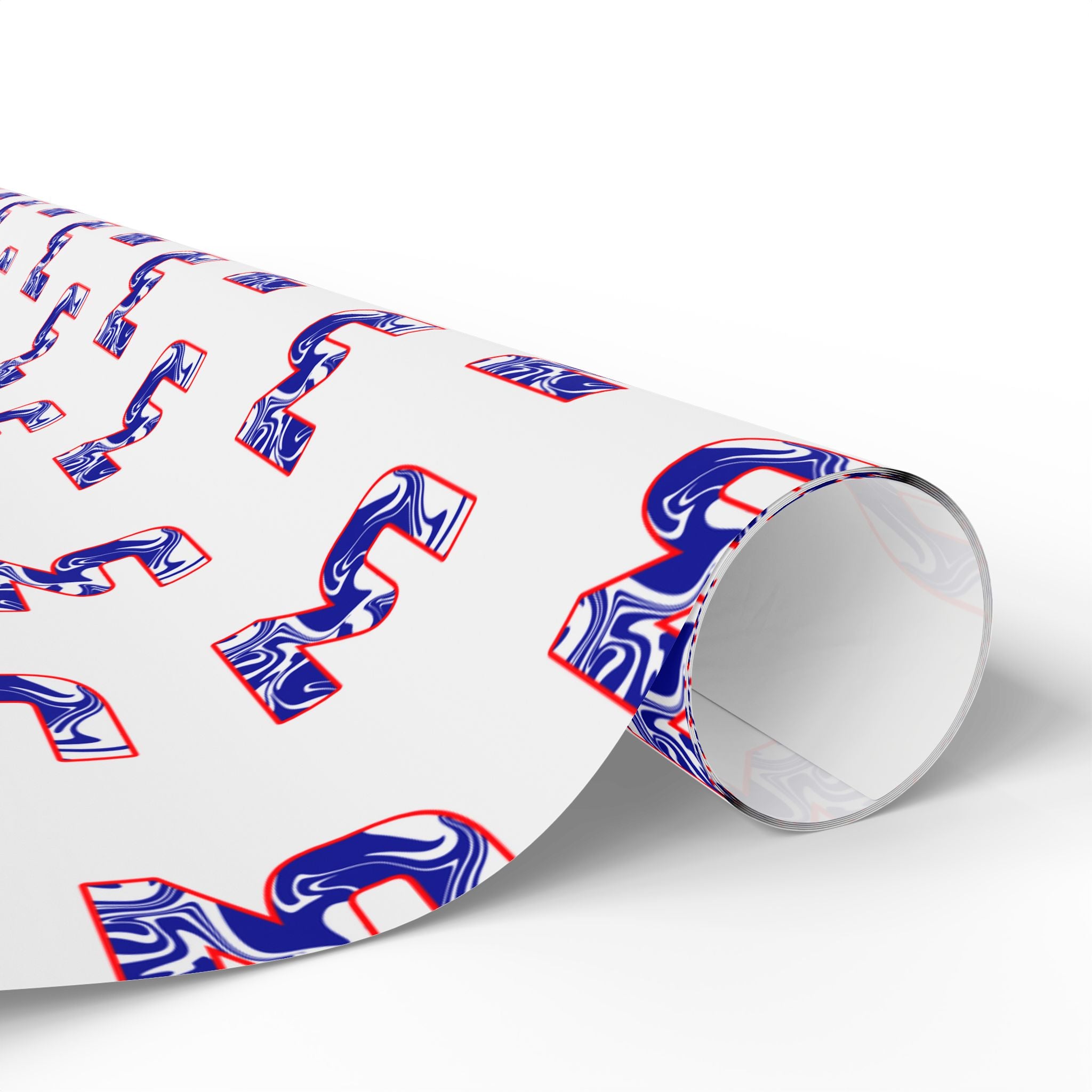 Livery Inspired "3" Wrapping Paper