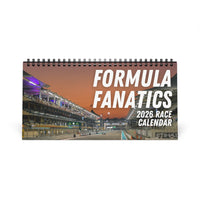2026 Formula Fanatics Race Schedule Desktop Calendar