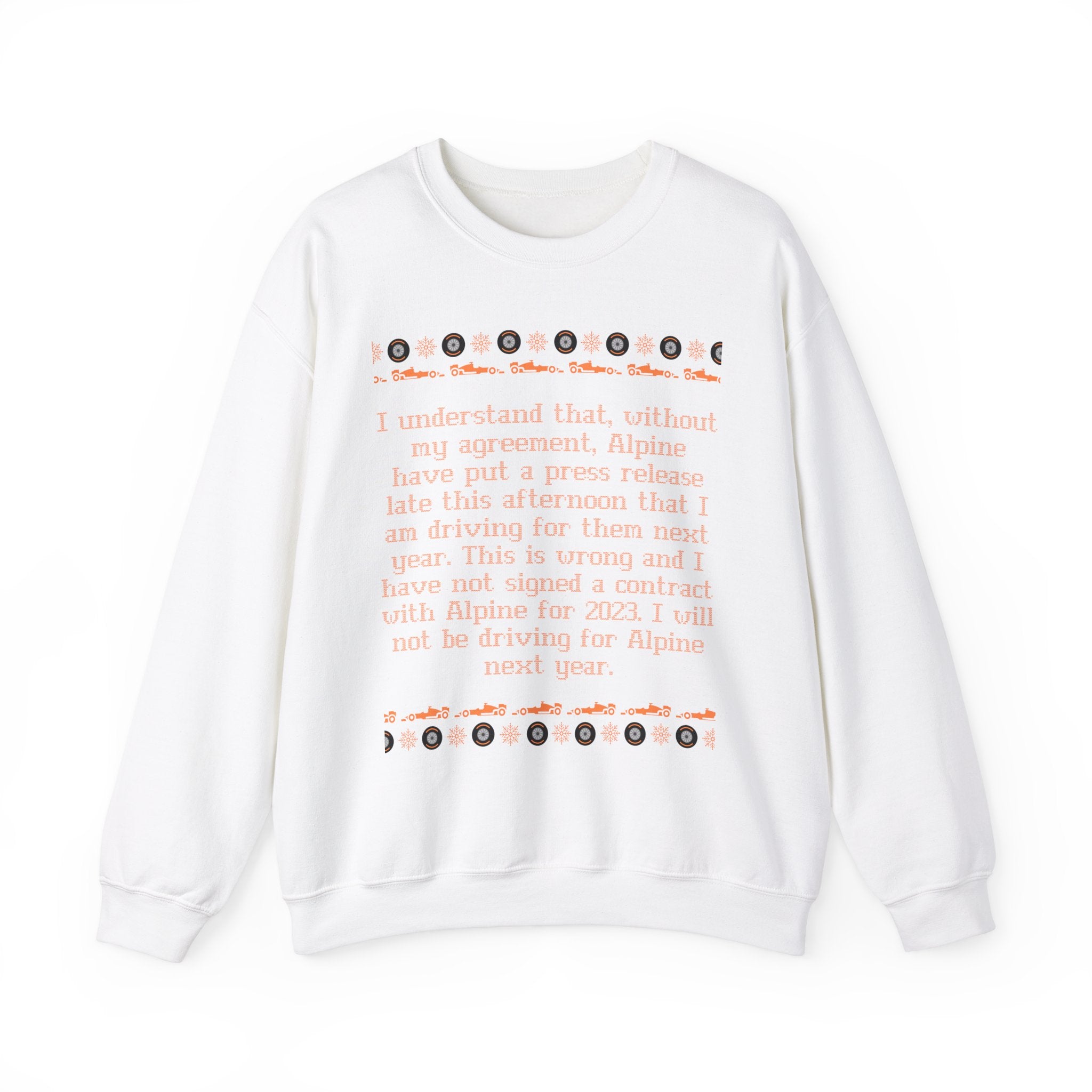 Piastri Tweet Holiday Crewneck Sweatshirt