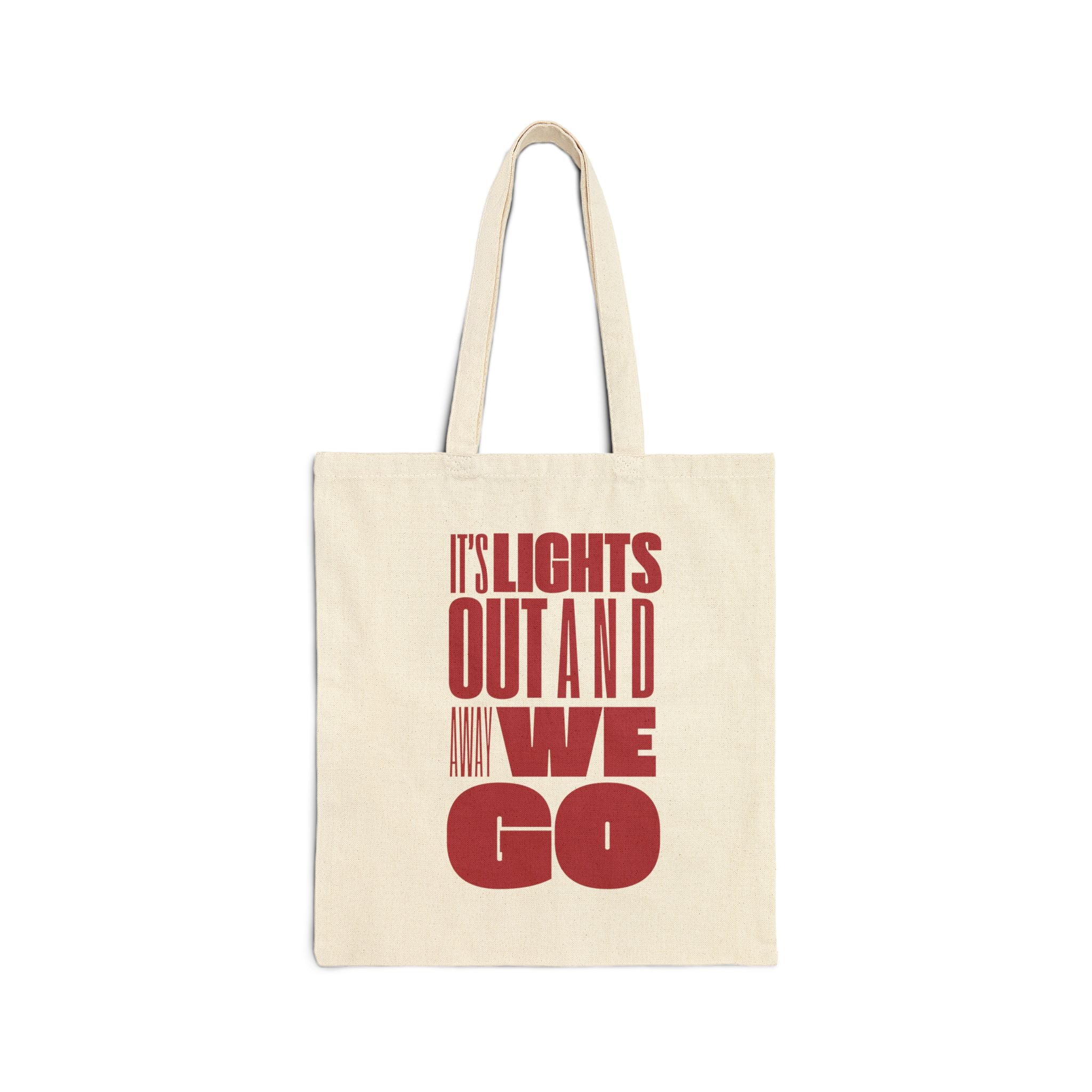 Lights Out Cotton Canvas Tote Bag