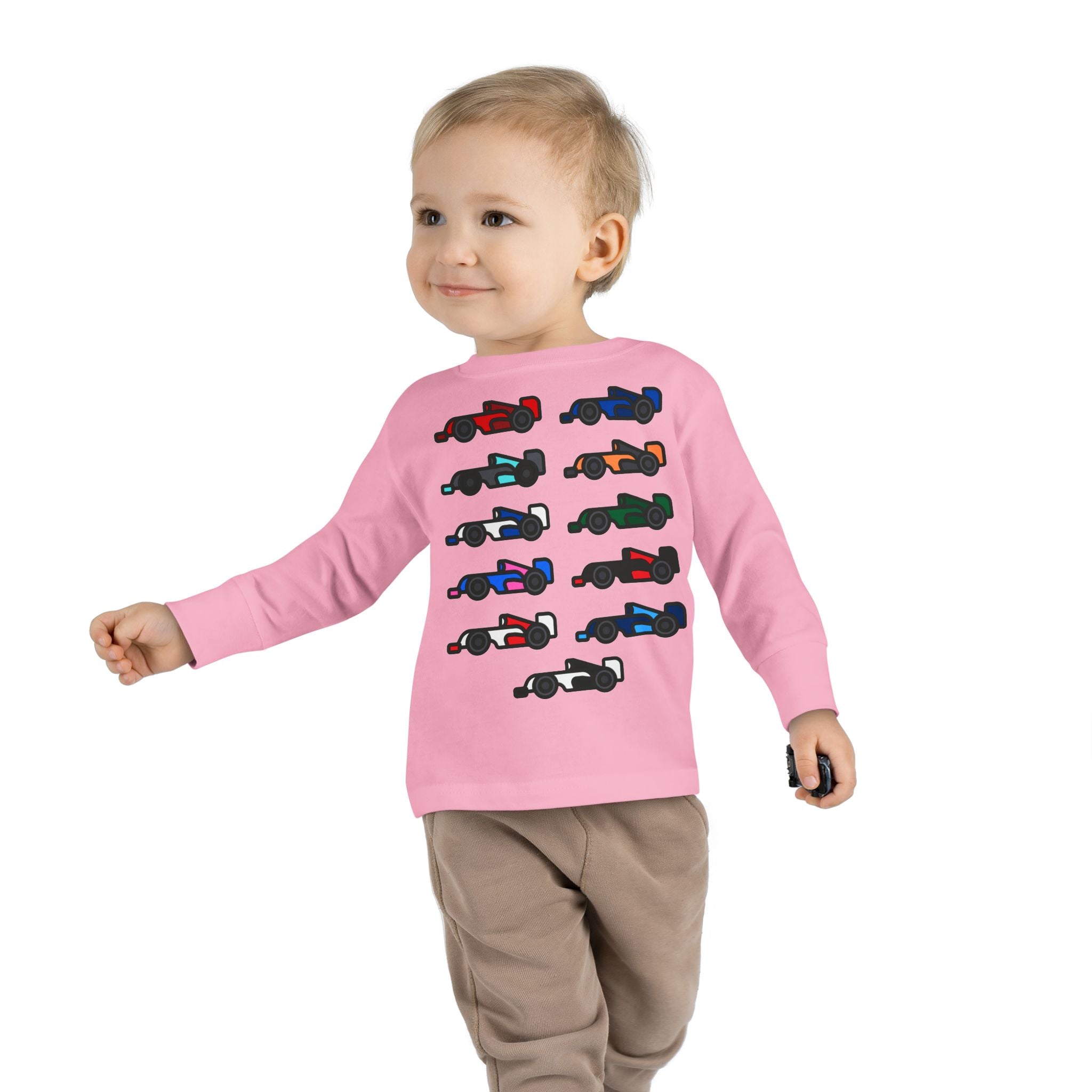 The Grid Toddler Long Sleeve Tee
