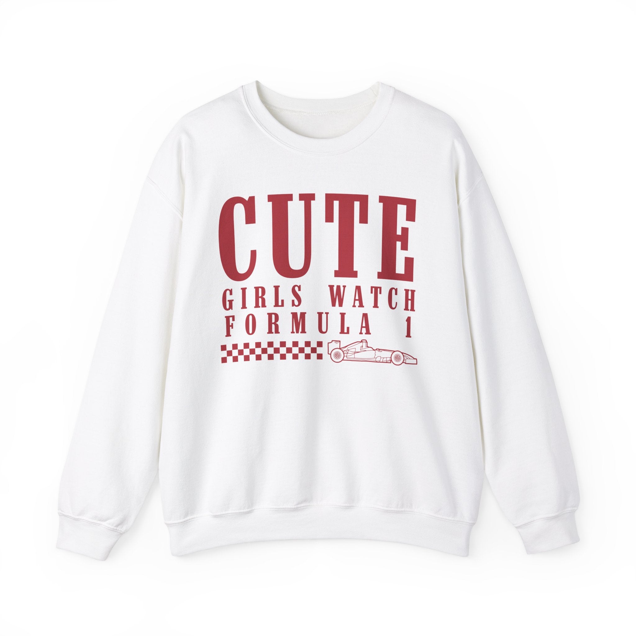 Cute Girls Watch F1 Crewneck Sweatshirt