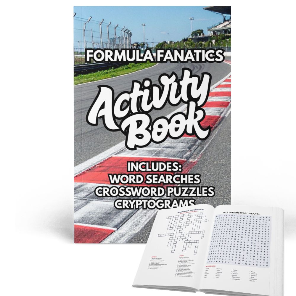 Formula Fanatics Activity Book