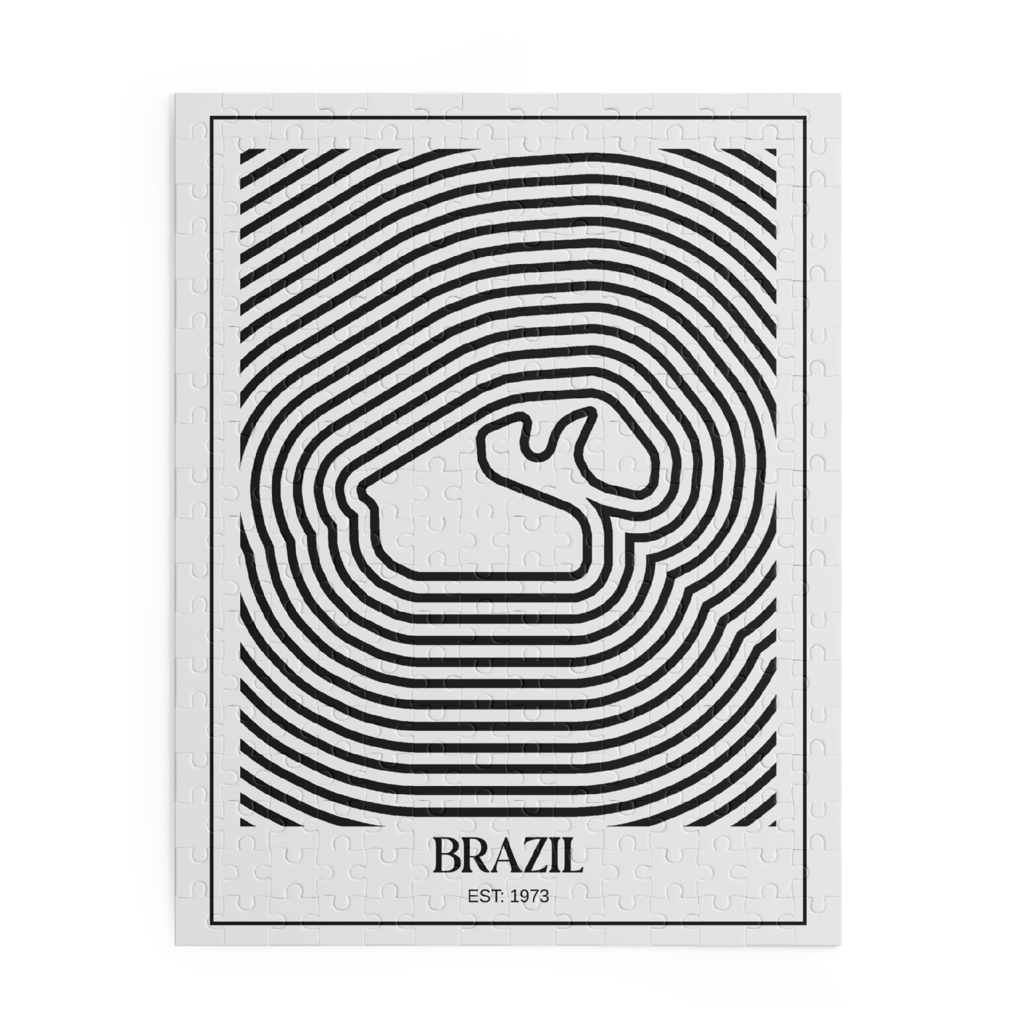 Brazil | Circuit Contours Puzzle (252, 500-Piece)
