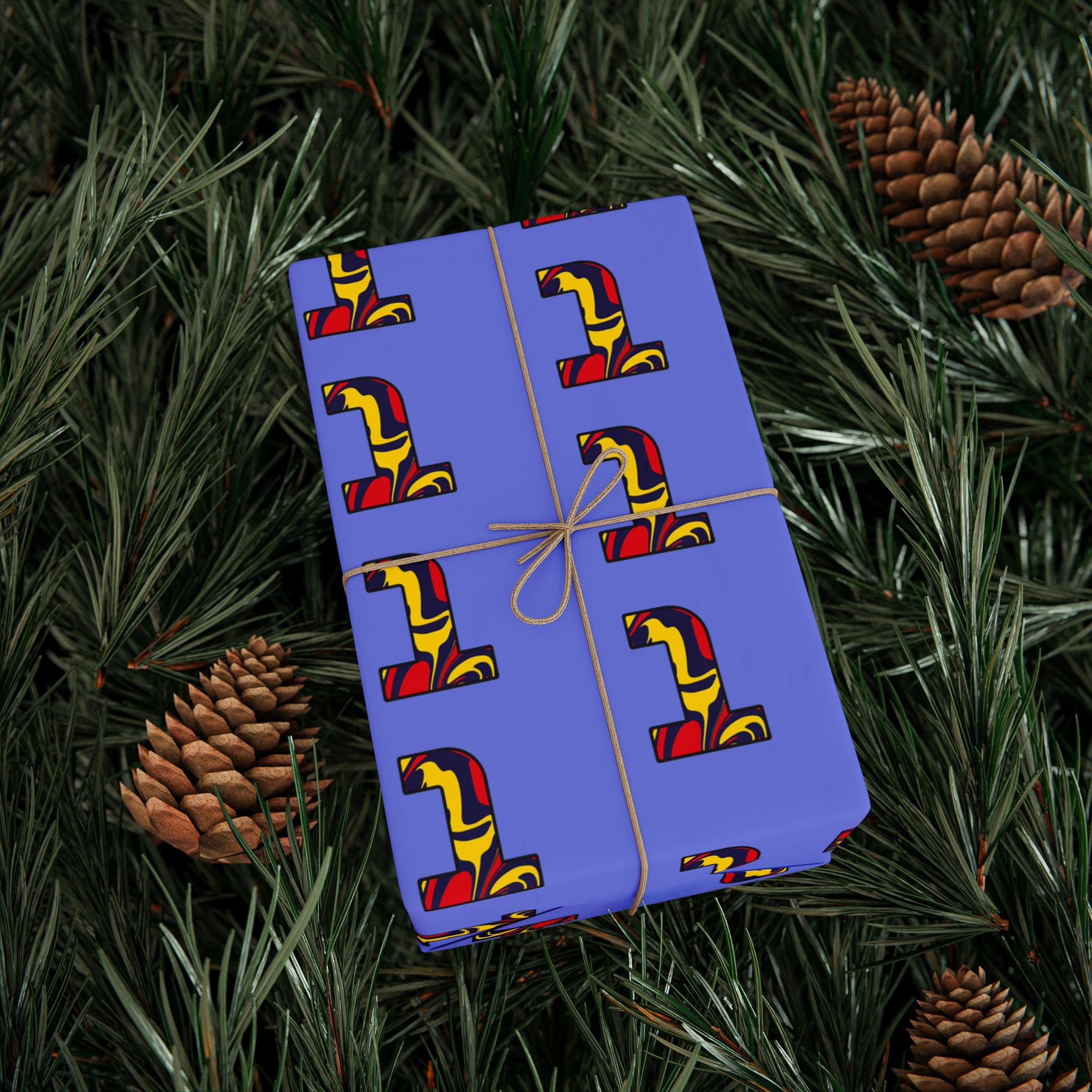 Livery Inspired "1" Wrapping Paper