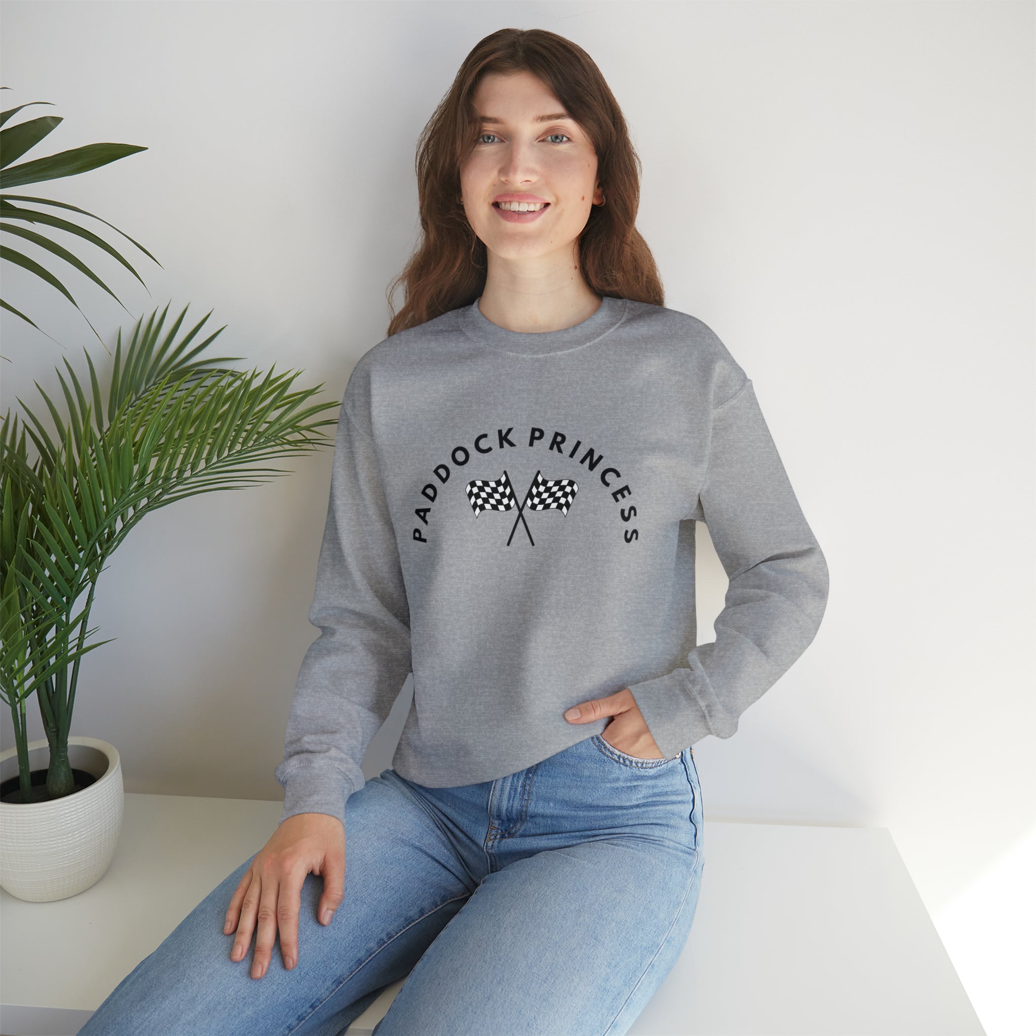 Paddock Princess Heavy Blend™ Crewneck Sweatshirt - FormulaFanatics