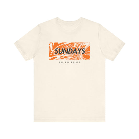 Sundays Are For Racing | Orange | T-Shirt - FormulaFanatics