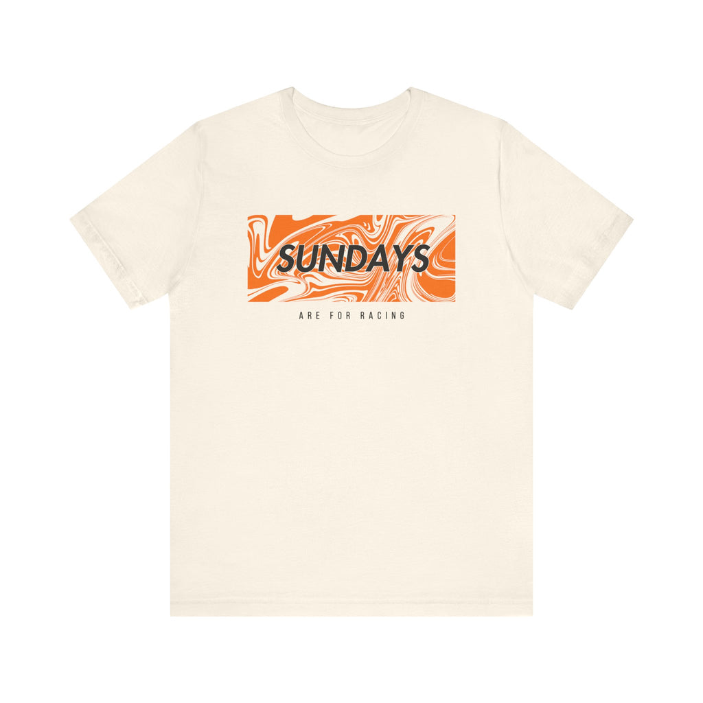 Sundays Are For Racing | Orange | T-Shirt - FormulaFanatics