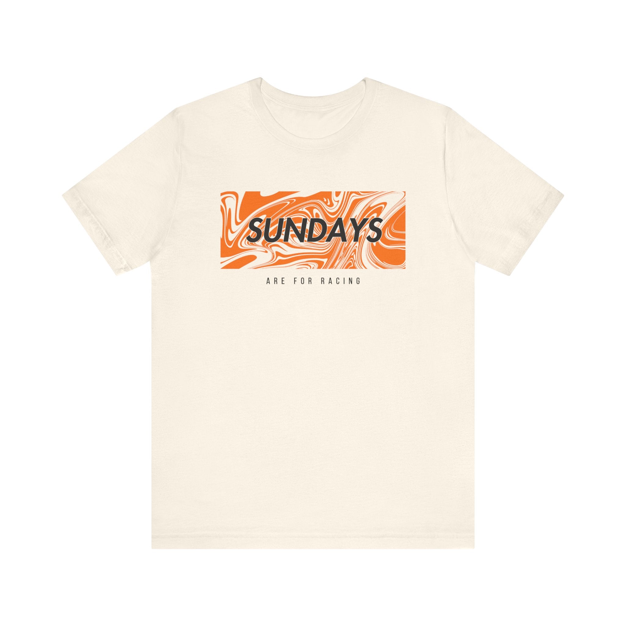 Sundays Are For Racing | Orange | T-Shirt
