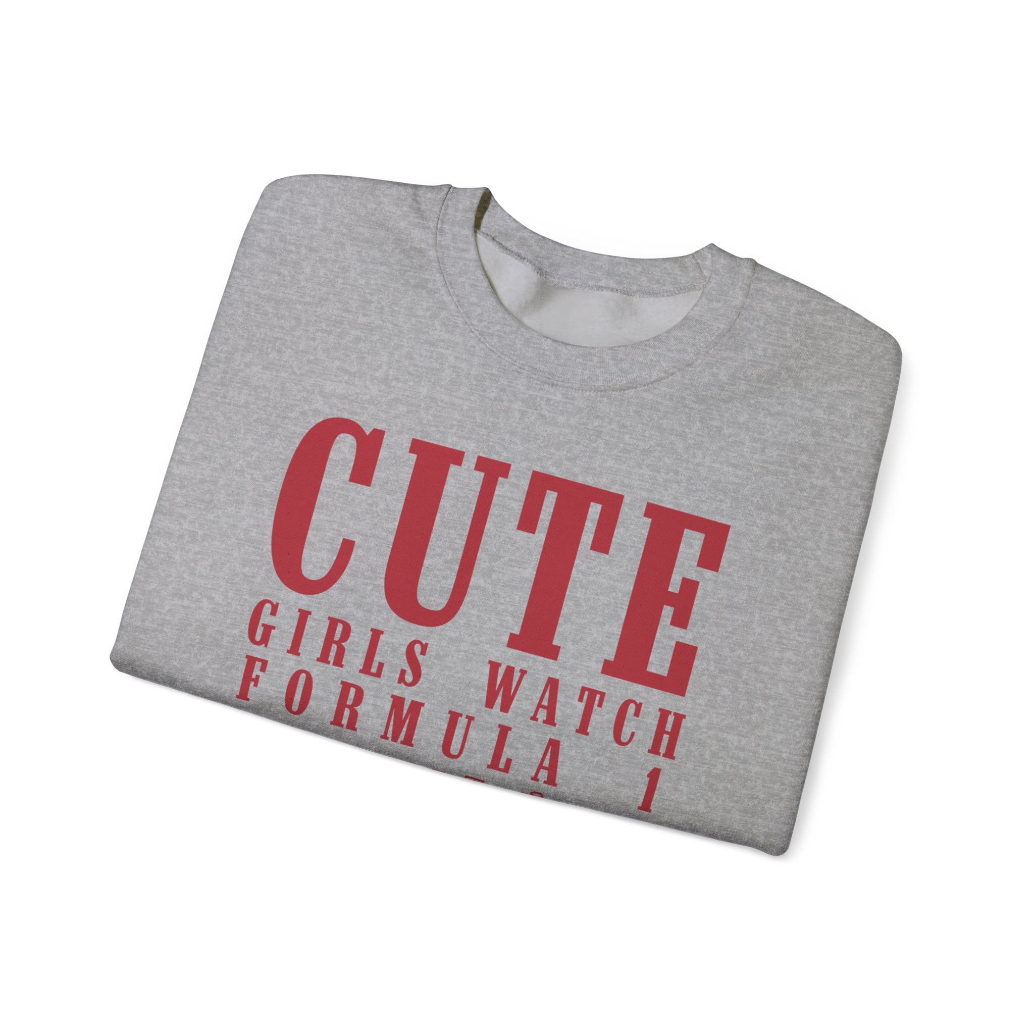 Cute Girls Watch F1 Crewneck Sweatshirt