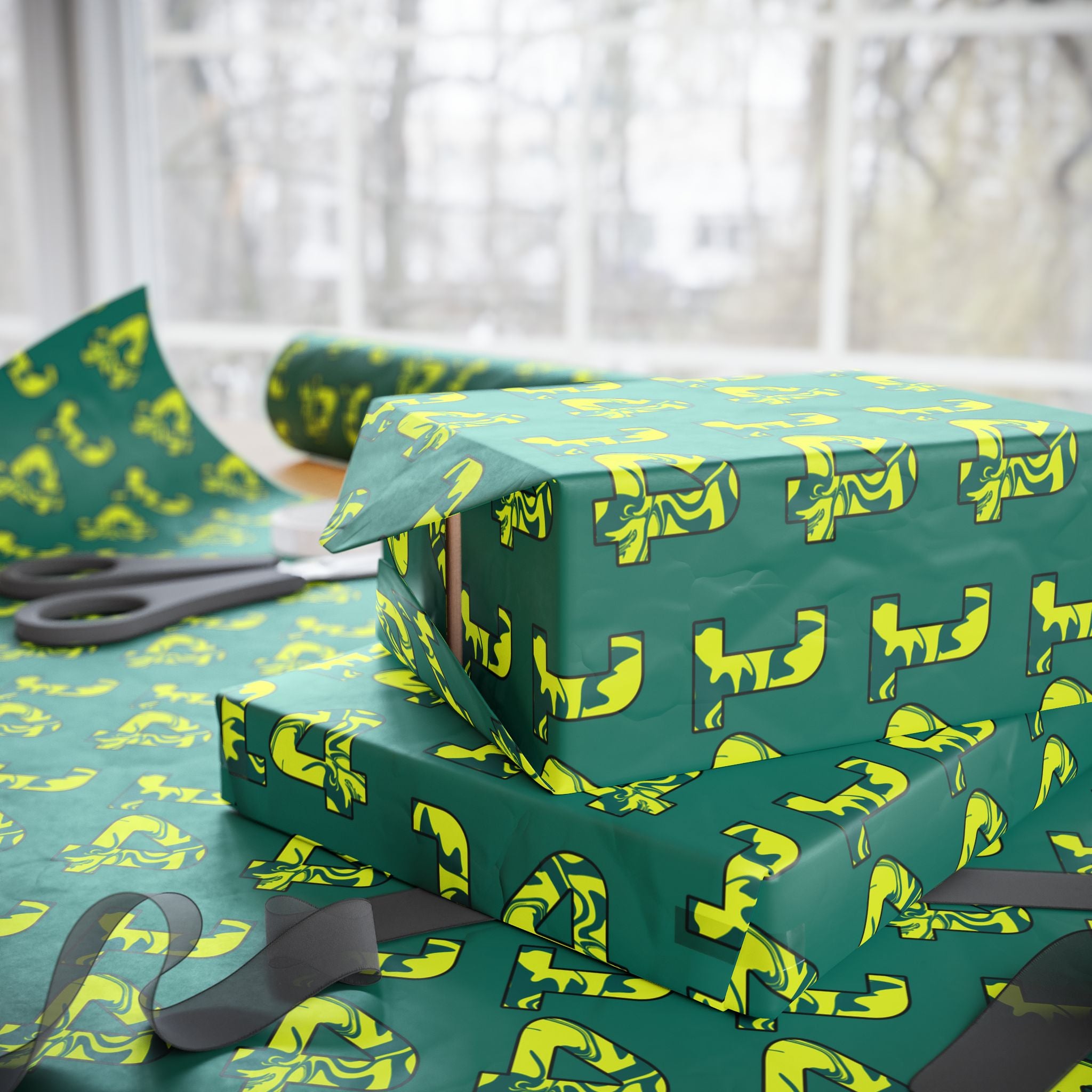 Livery Inspired "14" Wrapping Paper