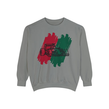 Paint Stroke Racing Sweatshirt - Red/Green - FormulaFanatics