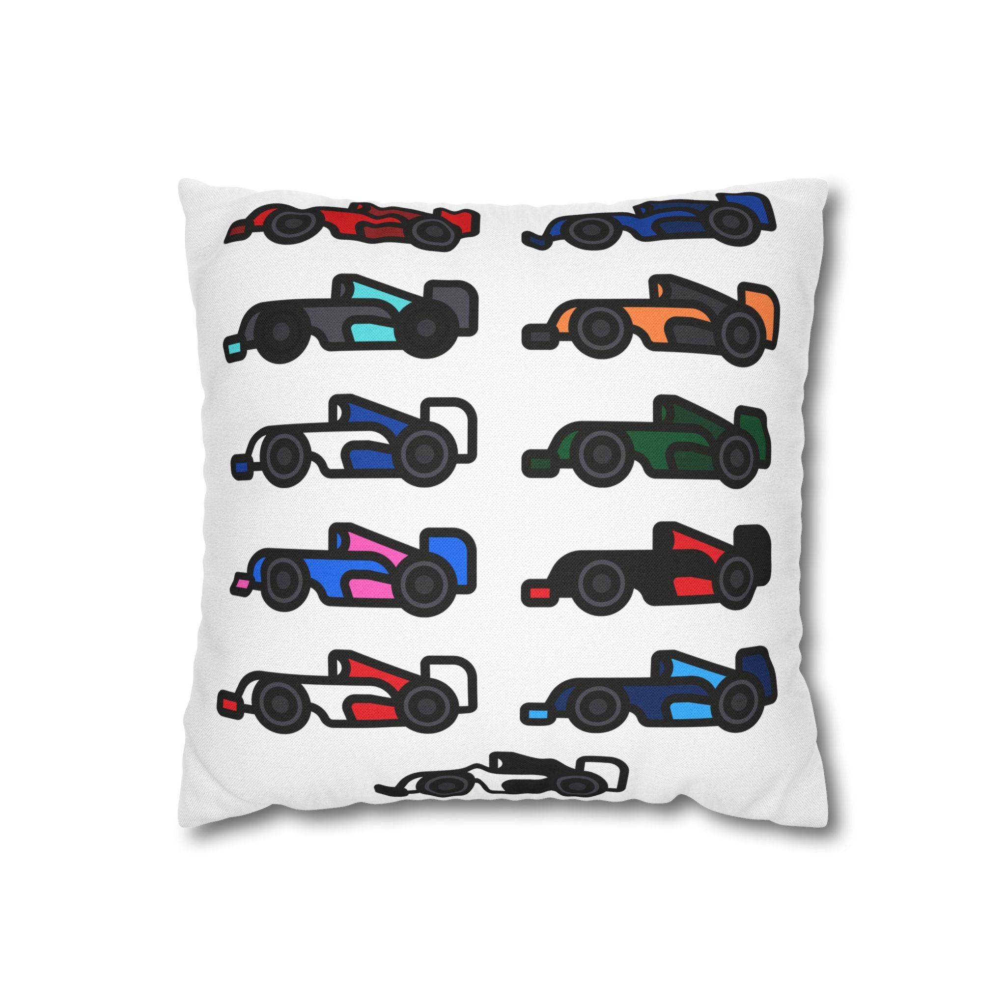 The Grid Spun Polyester Square Pillow Case