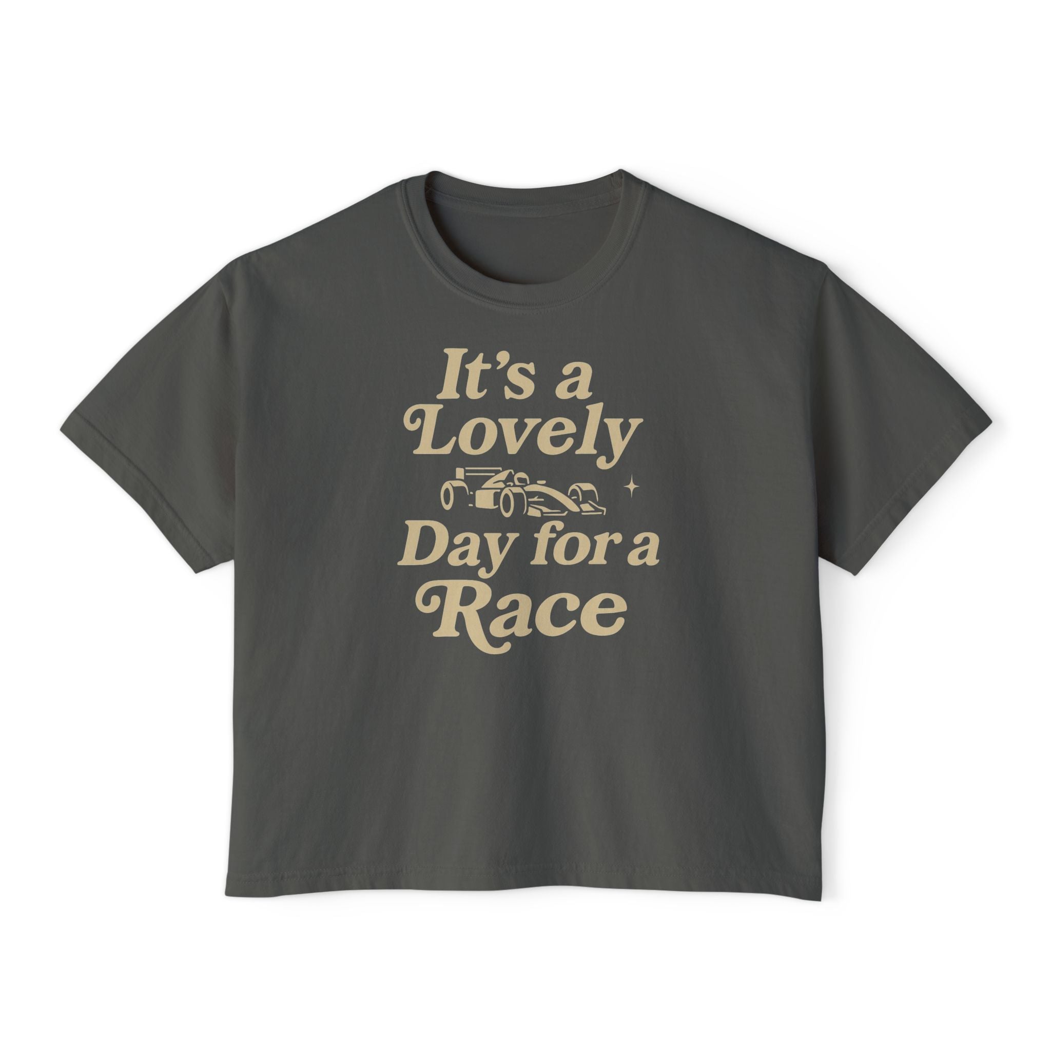 Lovely Day for a Race Women's Boxy Tee